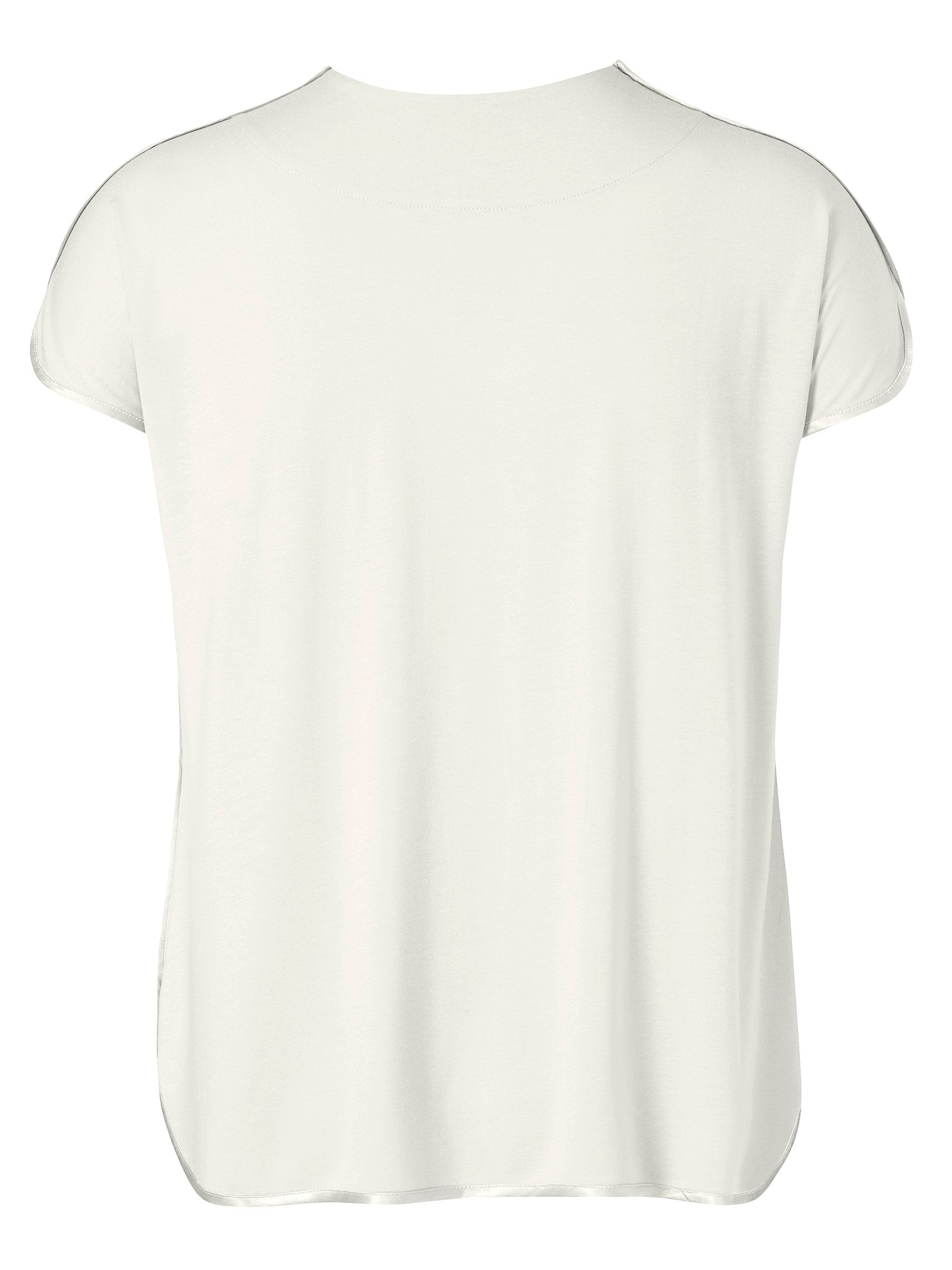 Bluse V-Ausschnitt ohne Arm (Offwhite)