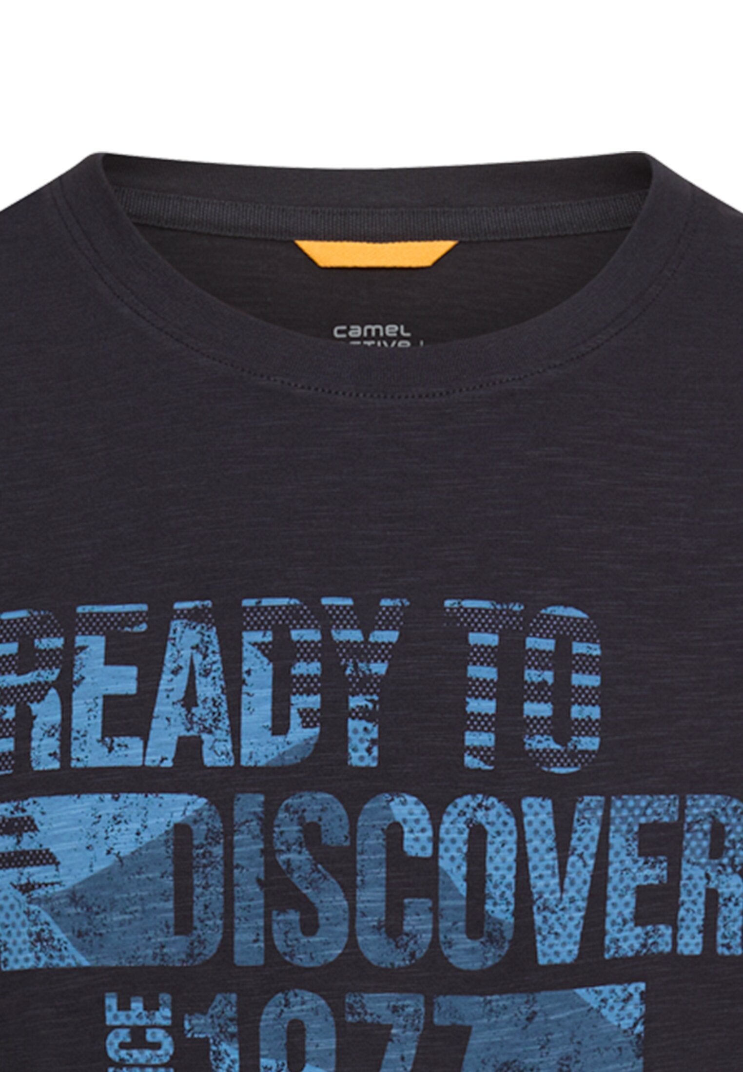 T-Shirt aus reiner Baumwolle (Dark Navy)
