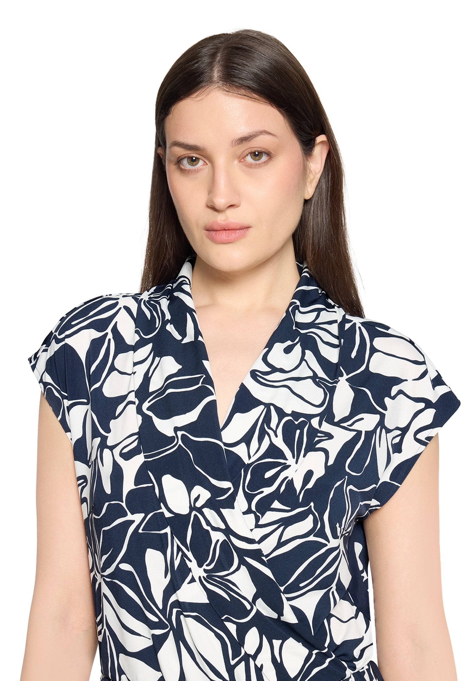 Jumpsuit (Dark Blue/cream)