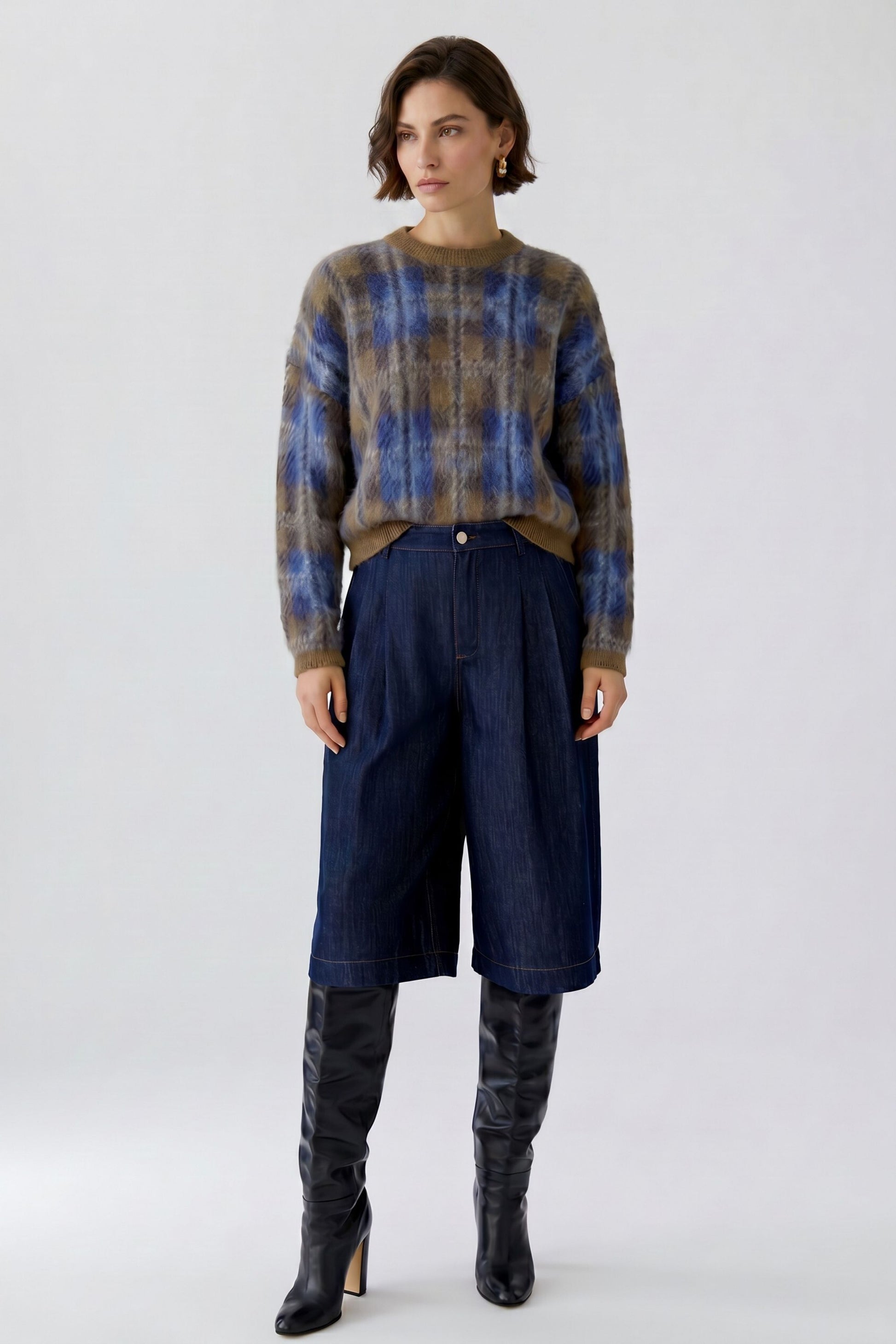 Pullover (Lt Brown Blue)