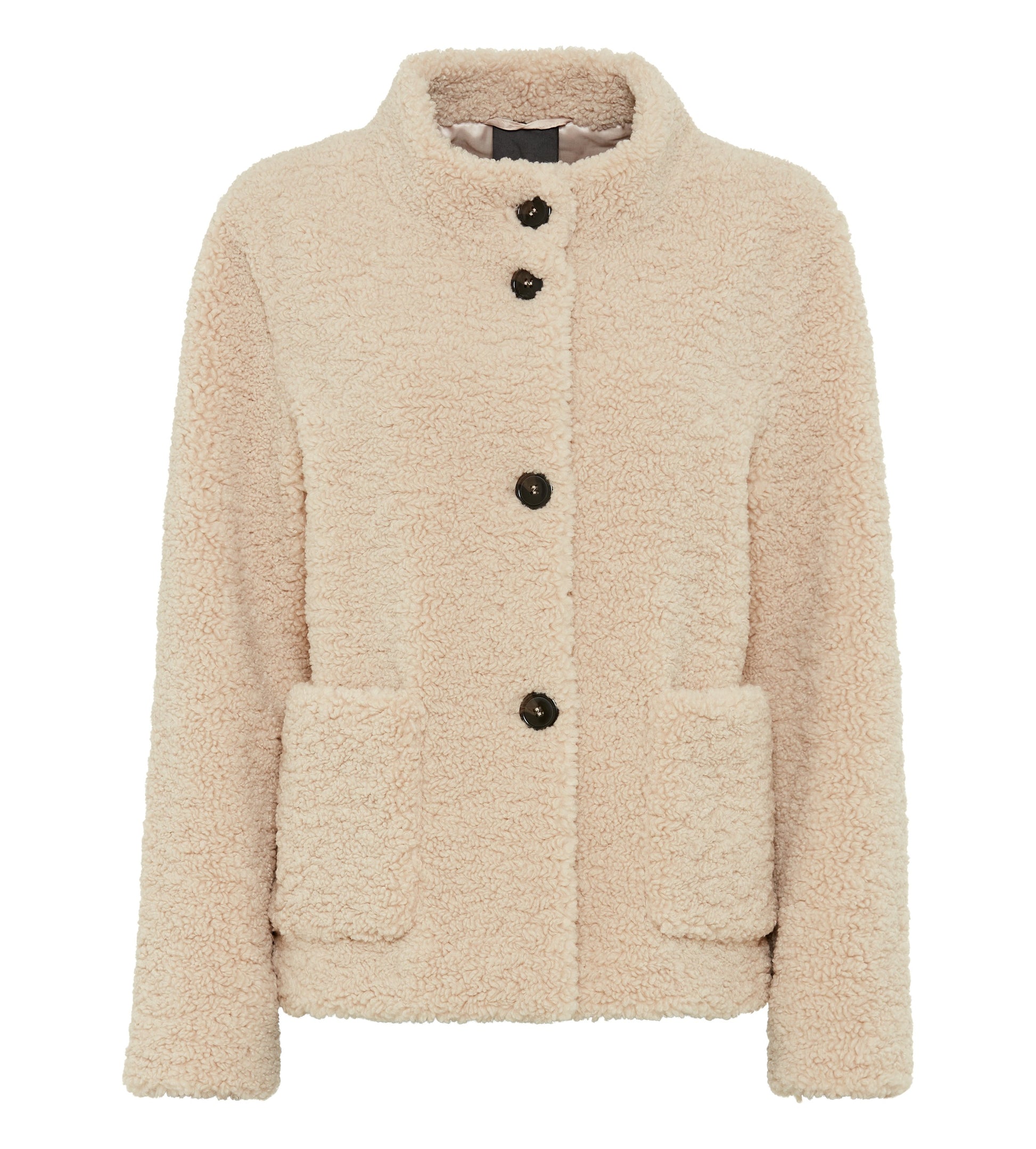 Fake Fur Jacke (Beige/kitt)