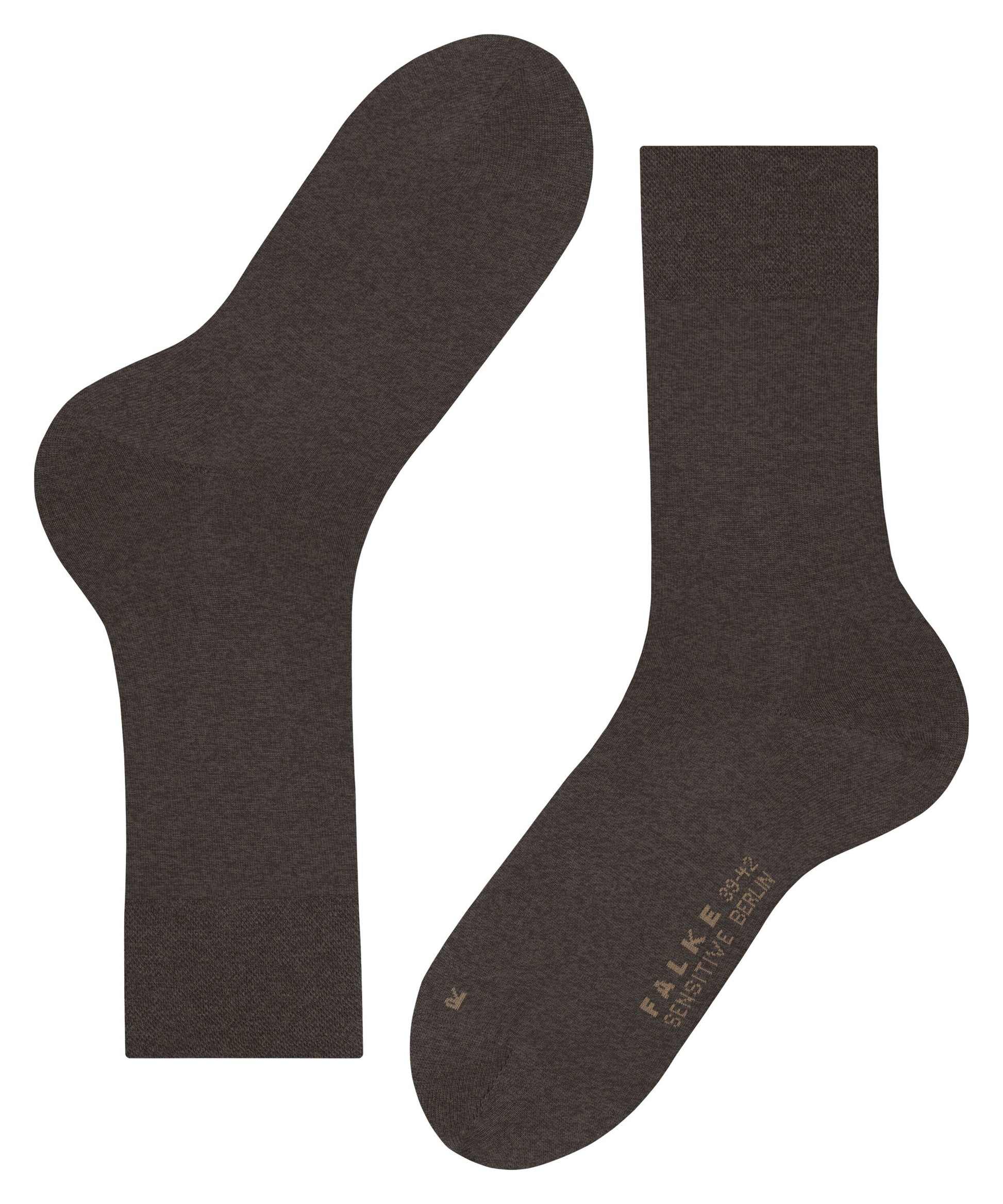 FALKE Sensitive Berlin Herren Socken (Brown Mel.)