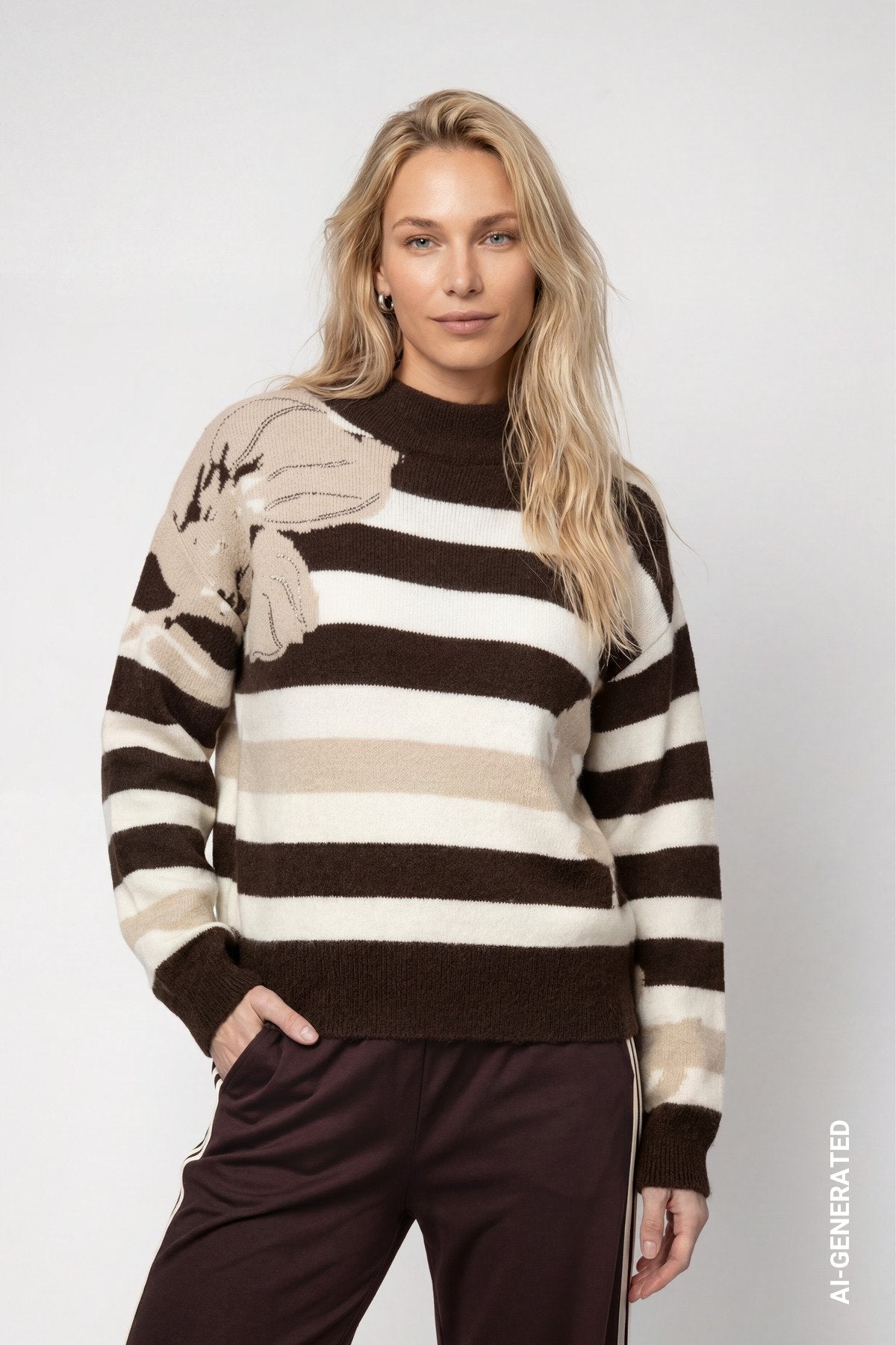 Strickpullover mit weicher Haptik (Cappuccino Melan)