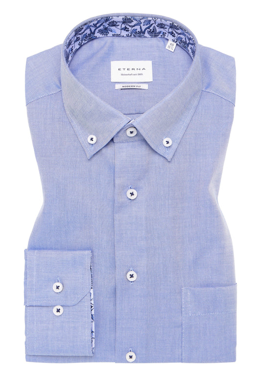 Hemd Oxford Langarm (Dunkelblau)
