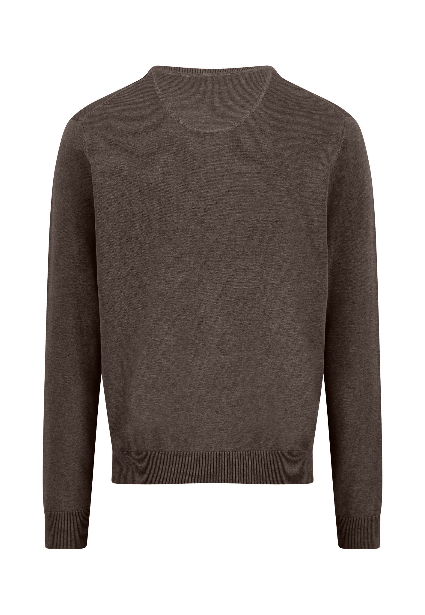 V-Neck, Superfine (Dark Chocolate)