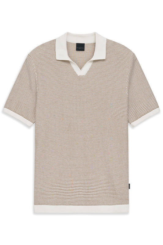 Herren Polo 1/2 Arm (Cognac)