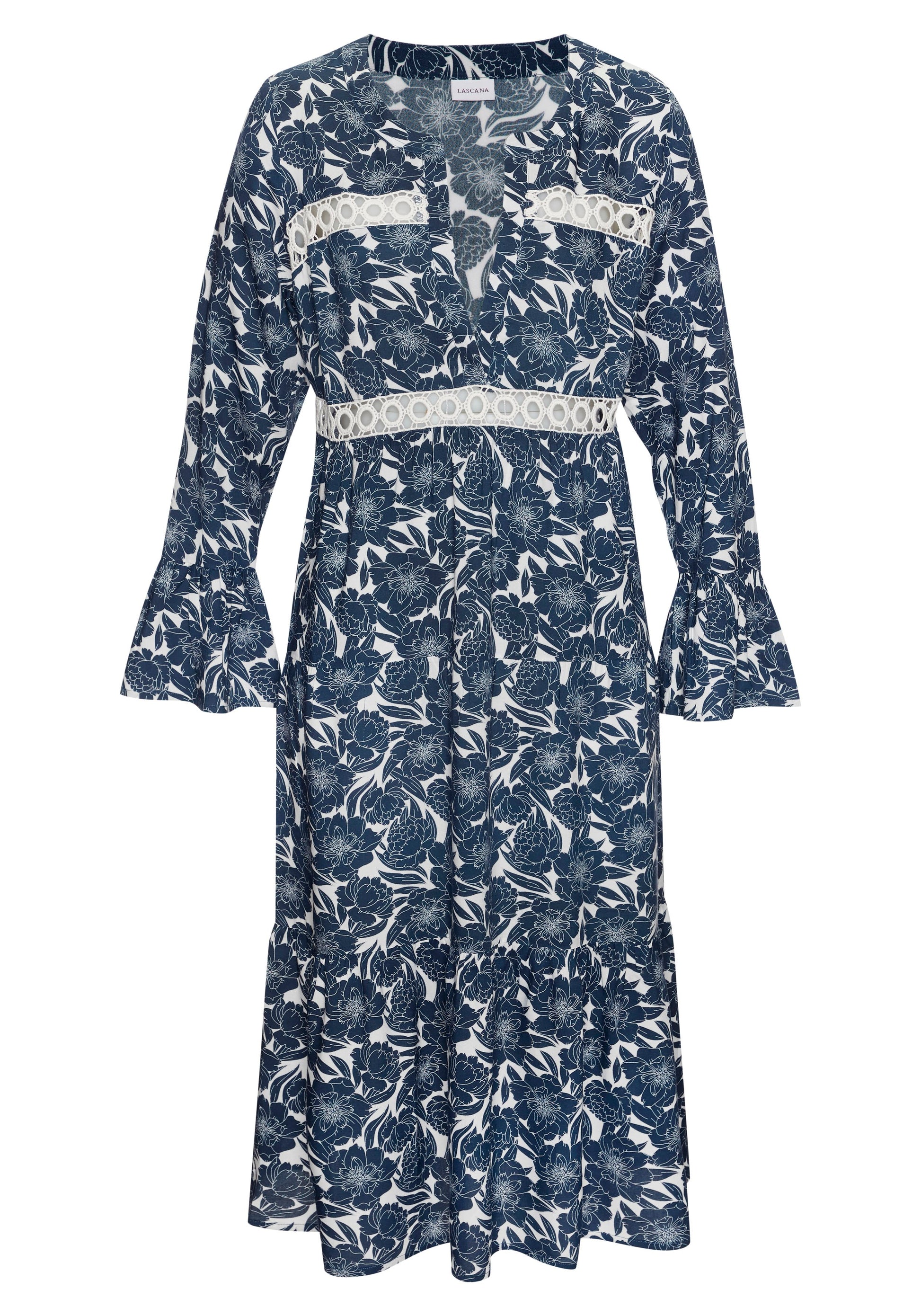 LASCANA Tunika (Navy-cream)
