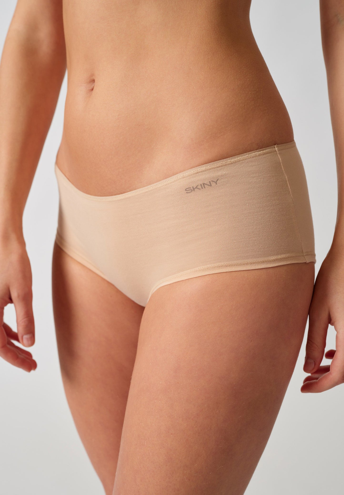 Skiny Damen Panty Doppelpack SKINY ADVANTAGE Cotton Stretch (Beige)
