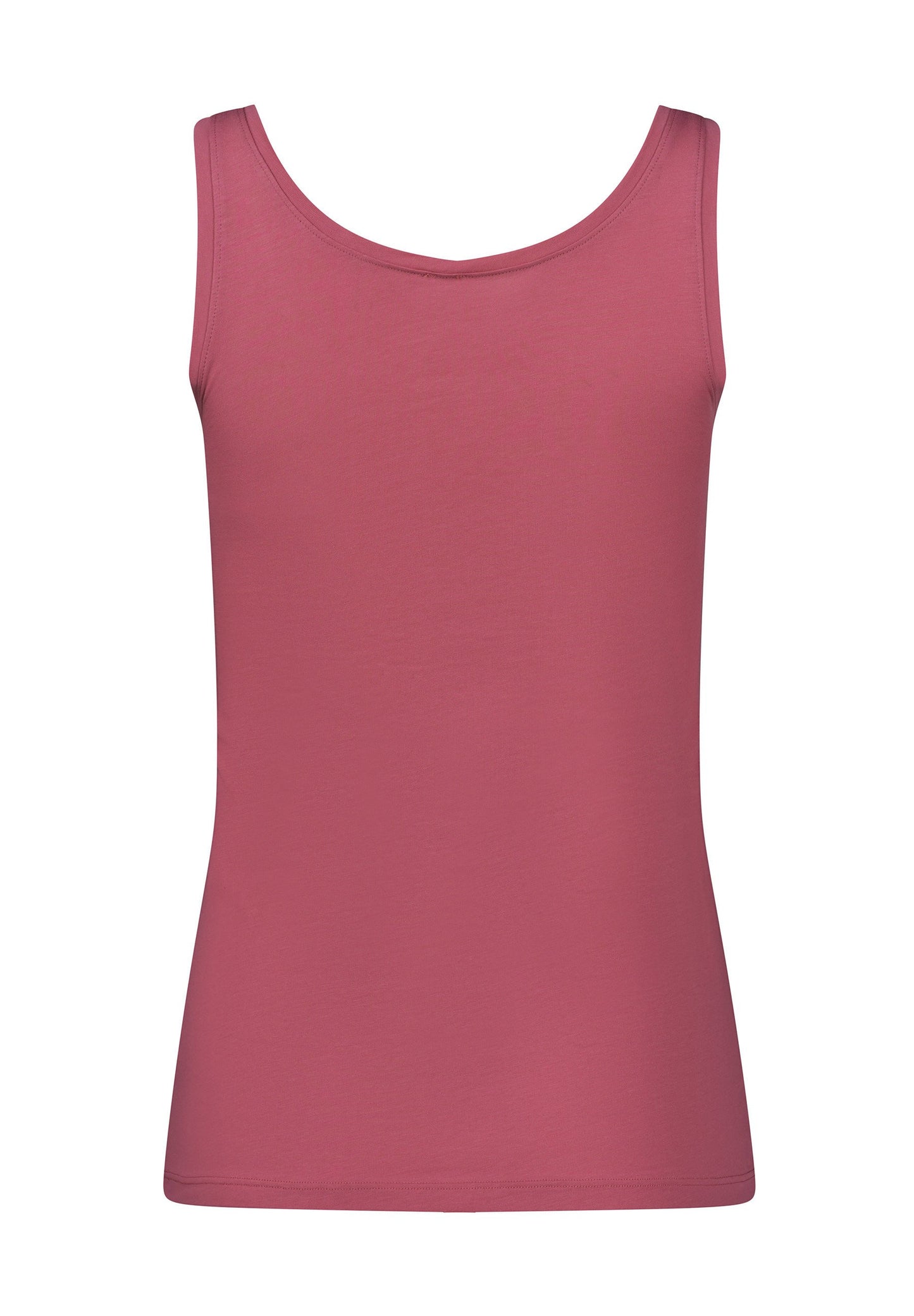 Skiny Damen Tanktop Doppelpack SKINY ADVANTAGE Cotton Stretch (Rosewine Select)