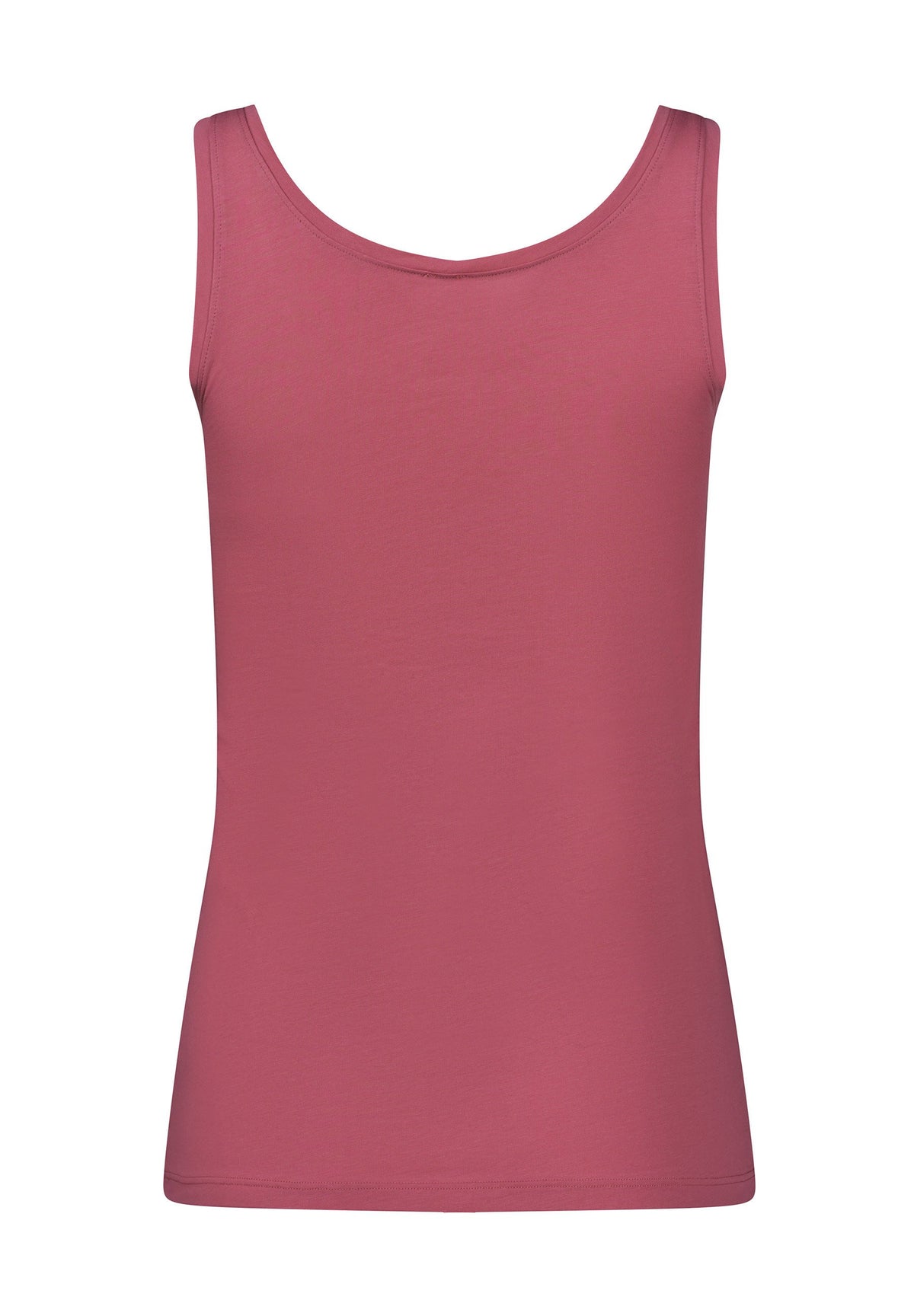 Skiny Damen Tanktop Doppelpack SKINY ADVANTAGE Cotton Stretch (Rosewine Select)