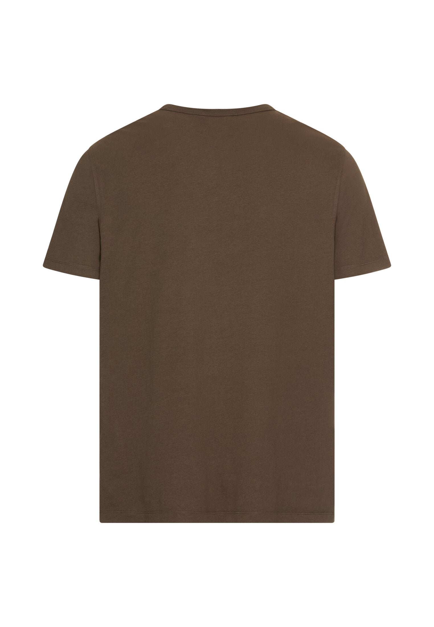T-Shirt aus reiner Baumwolle (Dark Brown)