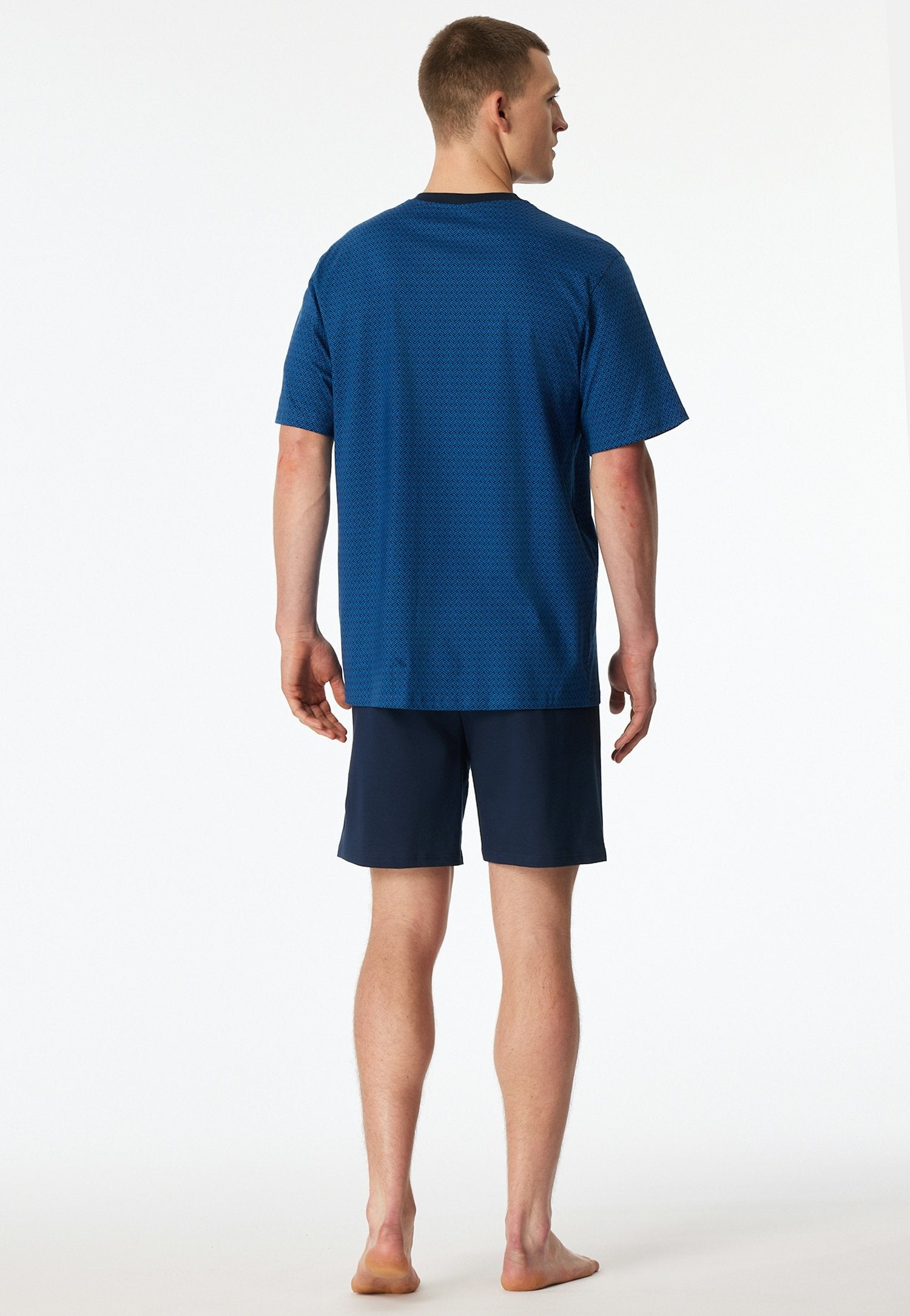Schlafanzug kurz (Blau)