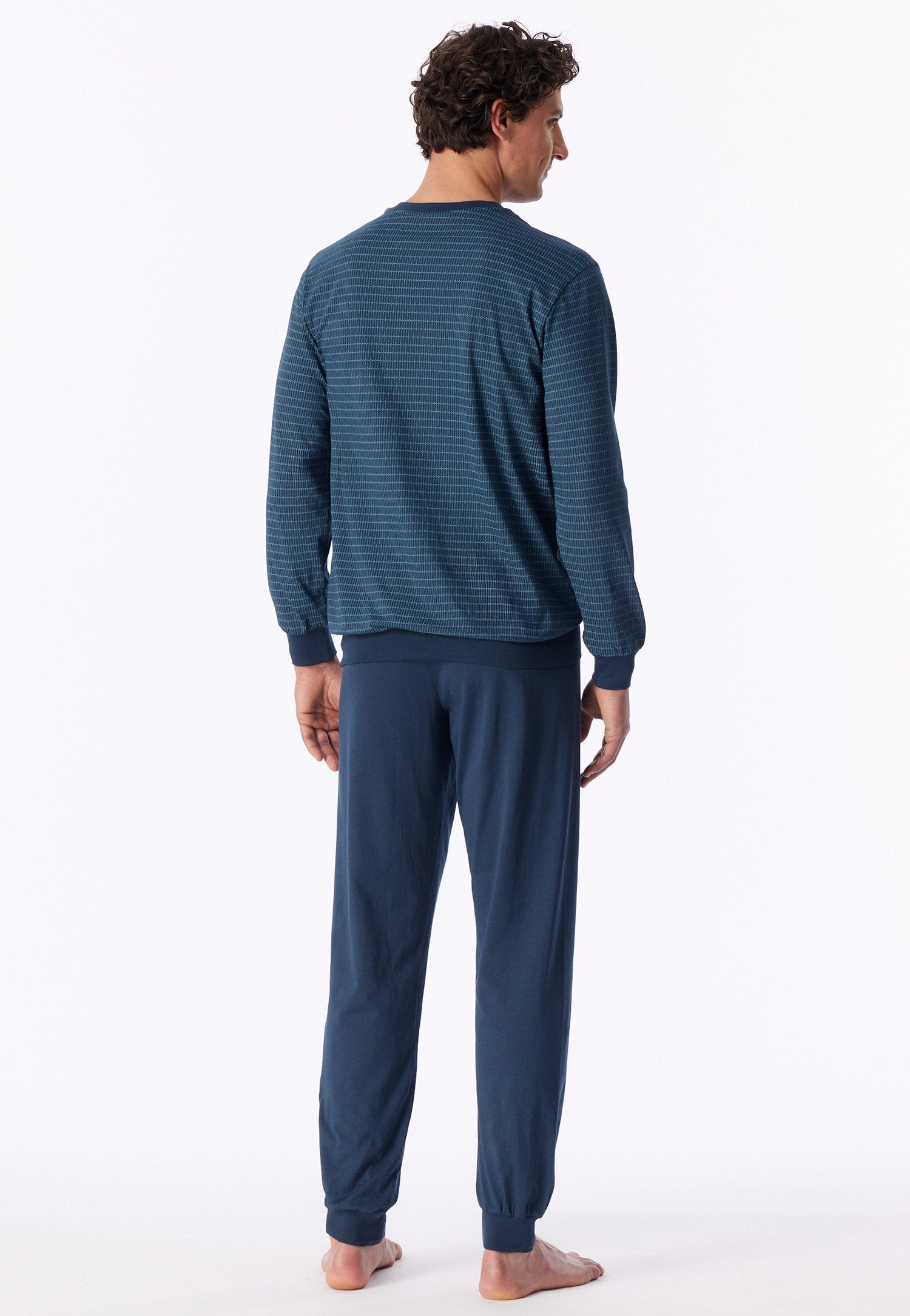 Schlafanzug lang (Deep Blue)