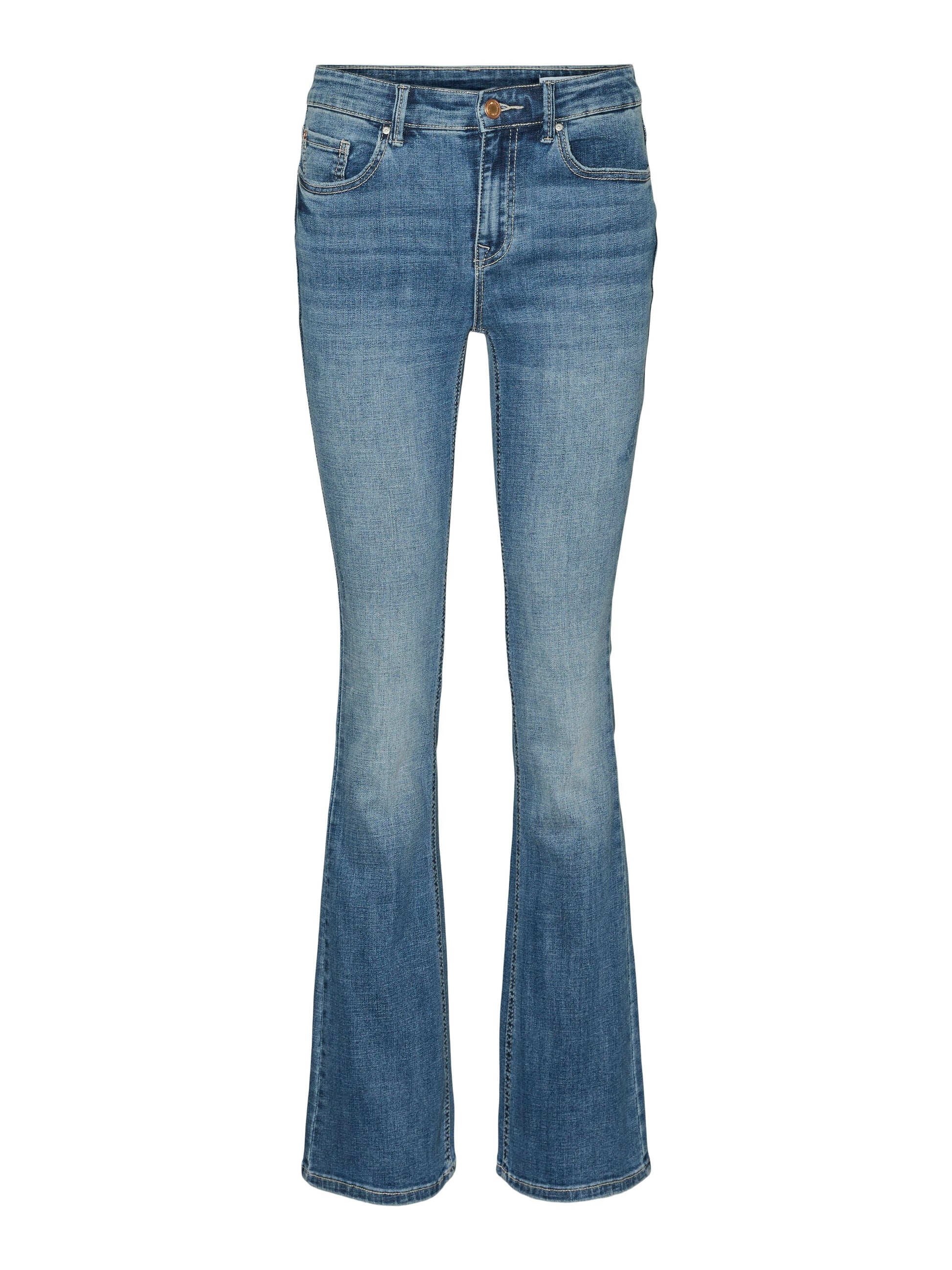 Vmflash Mr Flared Jeans Li347 Ga Noos (Medium Blue D)