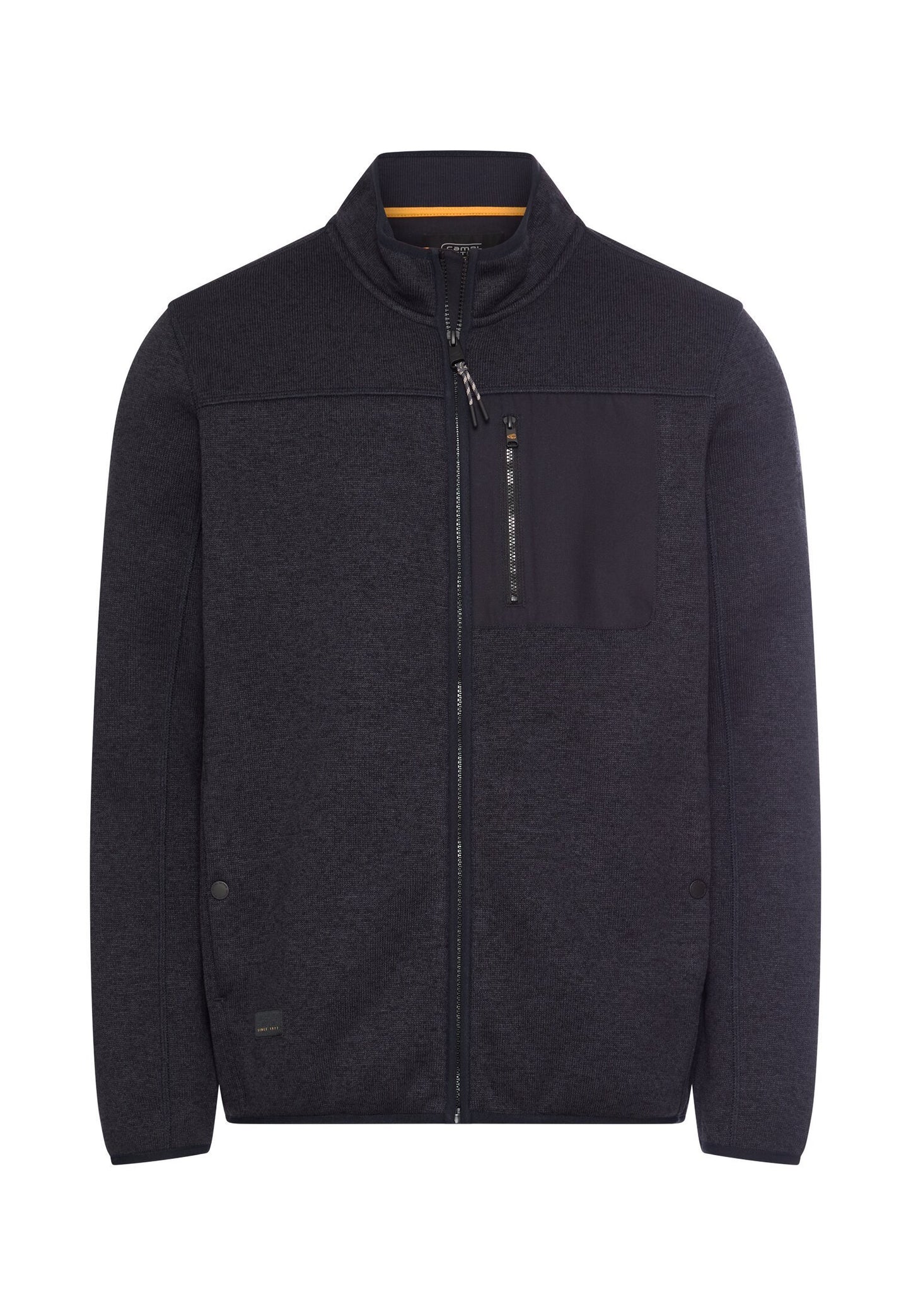 Fleecejacke mit hohem Stehkragen (Dark Navy)