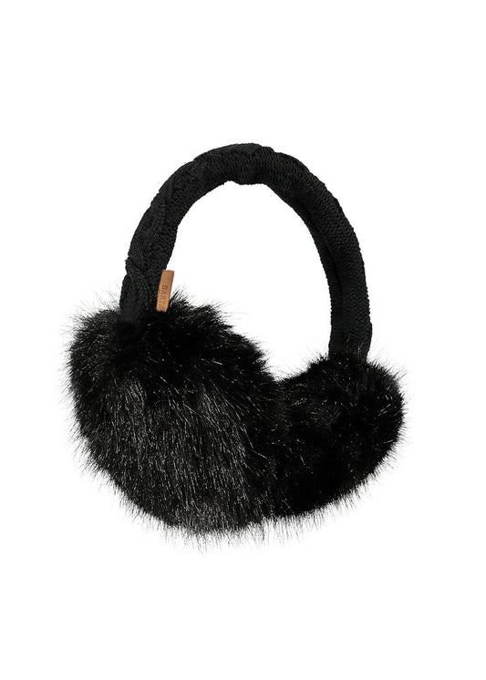 Fur Earmuffs (Black Black)