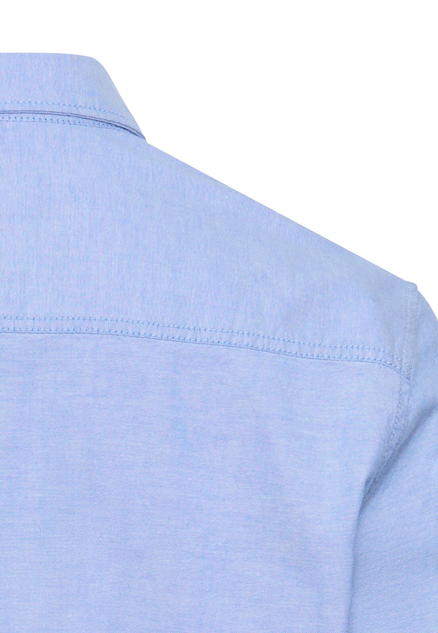 Hemd mit Zwei-Wege Stretch und Brusttasche (Stormy Blue)