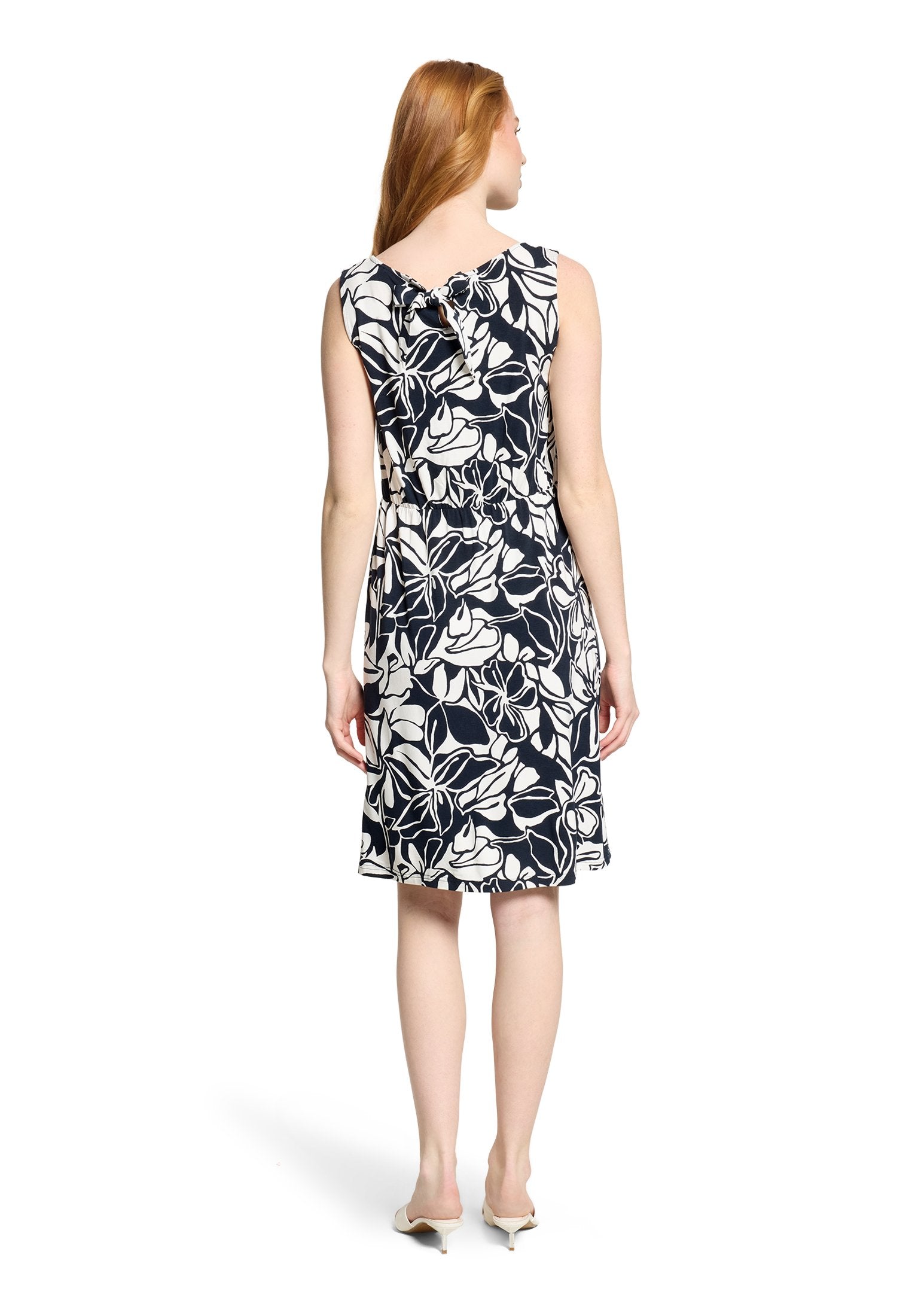 Sommerkleid (Dark Blue/cream)