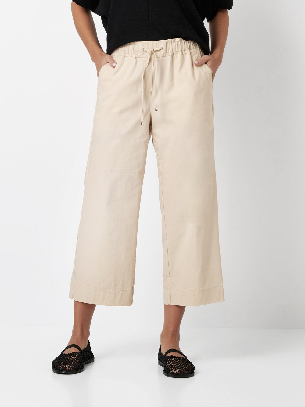 Pia Wide Leg 3/4 (Sand)