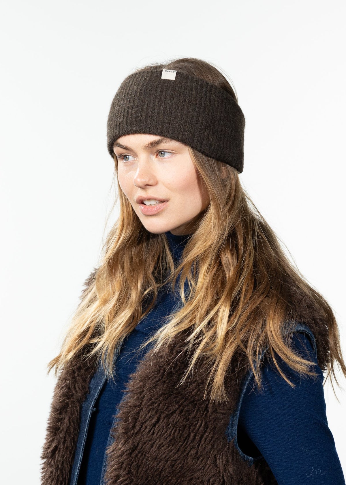 Fhearna Headband (Beige Dark Brown)