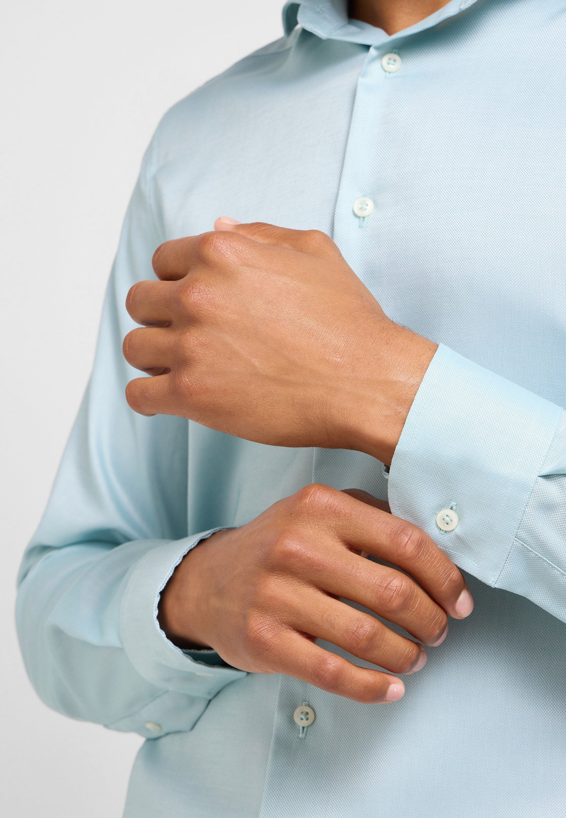 Performance Shirt Natté-Stretch Langarm (Grün)