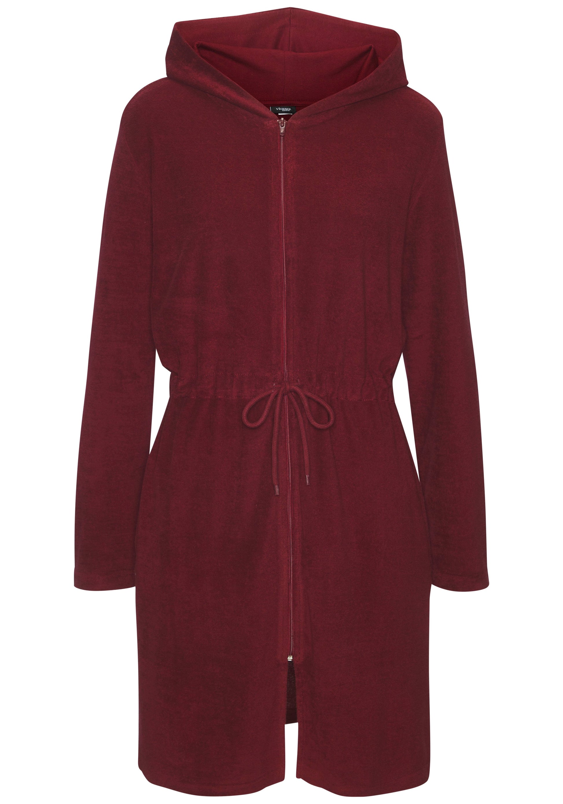 Vivance Dreams VD Morgenmantel Frottee (Bordeaux Red)