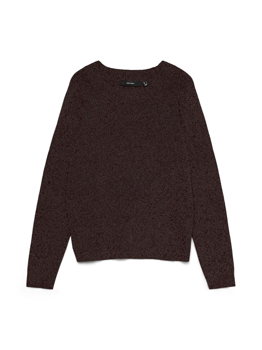 Vmdoffy Ls O-neck Blouse Ga Noos (Chocolate)