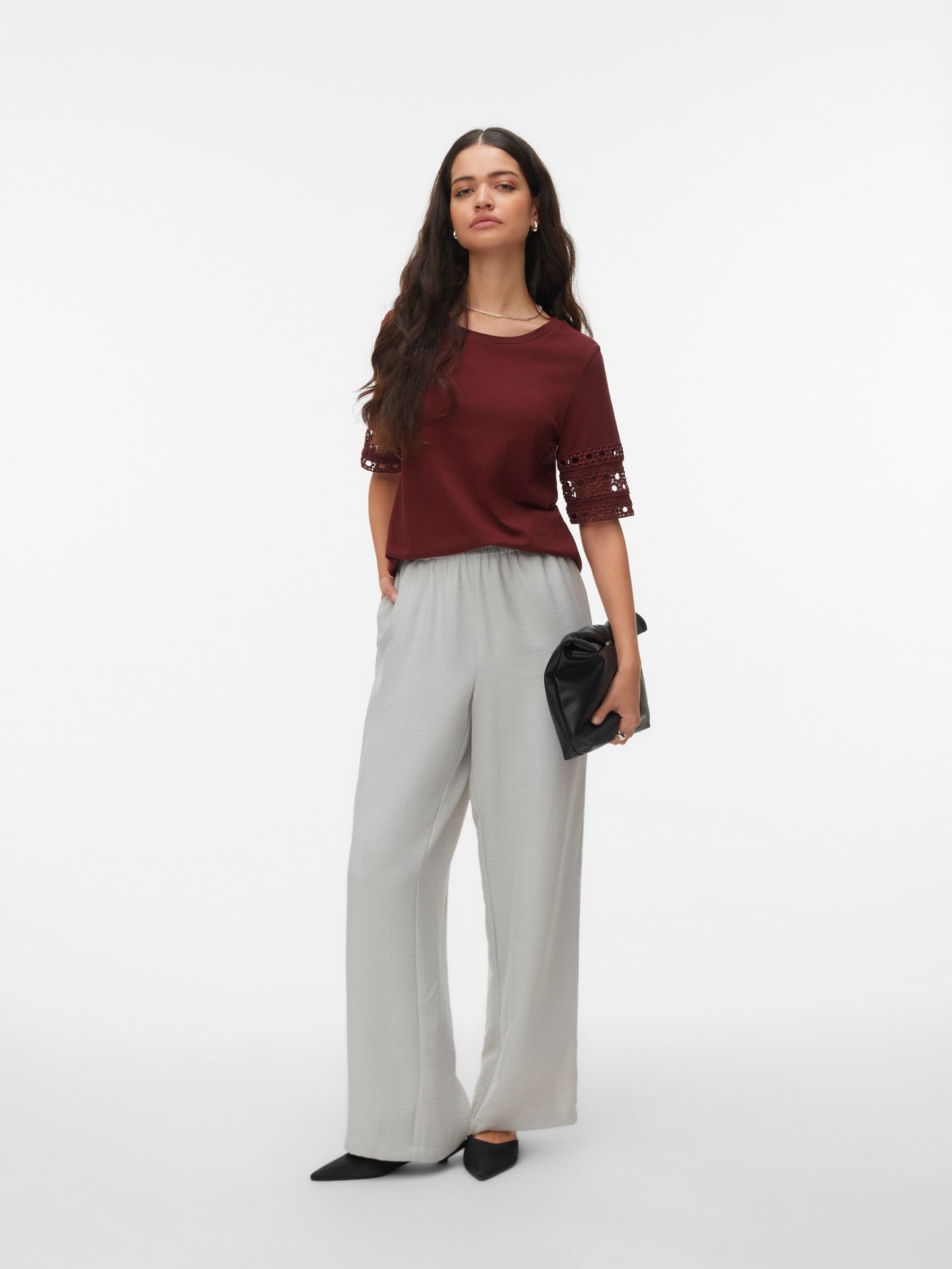 Vmivacy 2/4 O-neck Top Jrs Btq (Andorra)