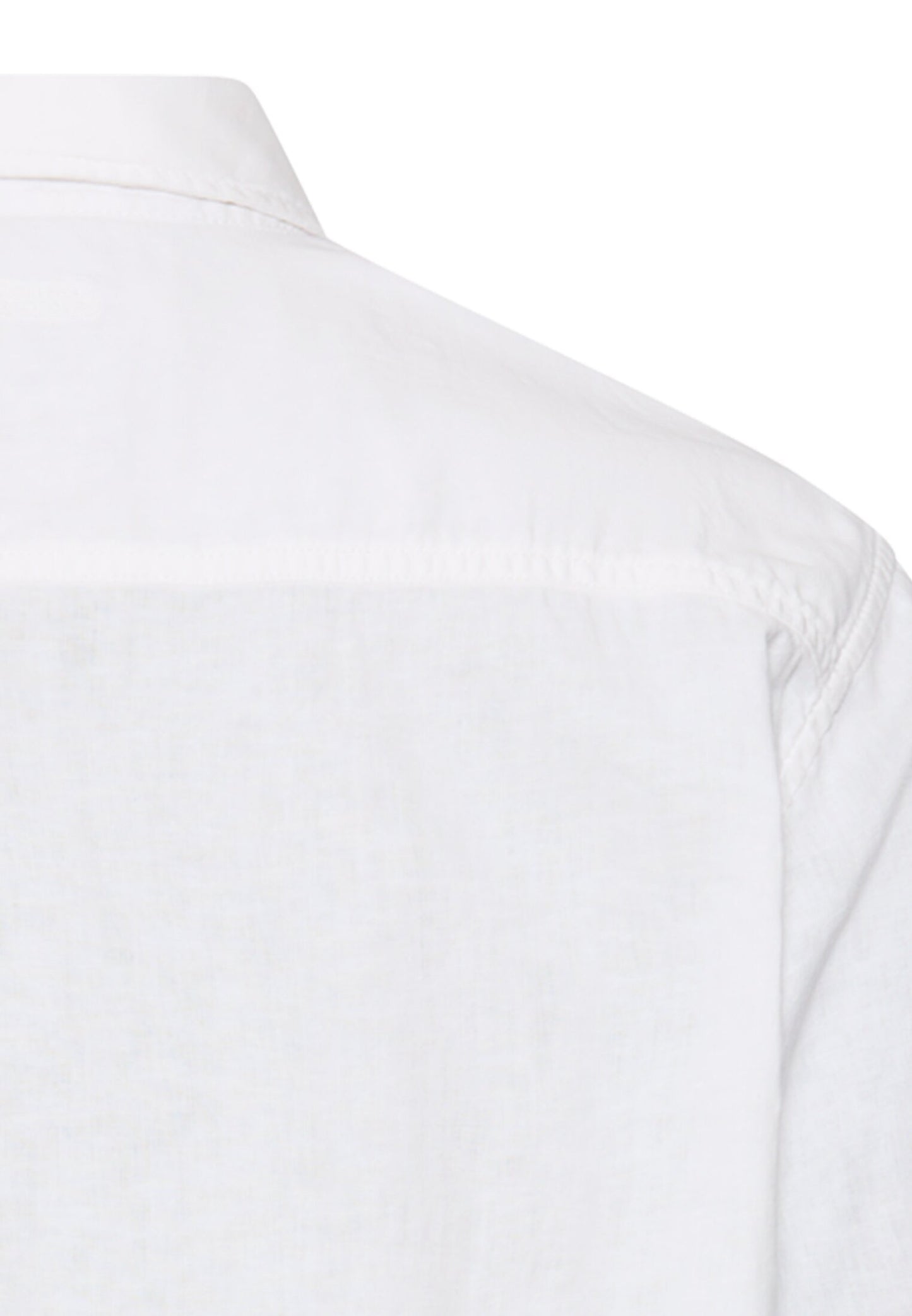 Kurzarmhemd aus Leinenmix (White)