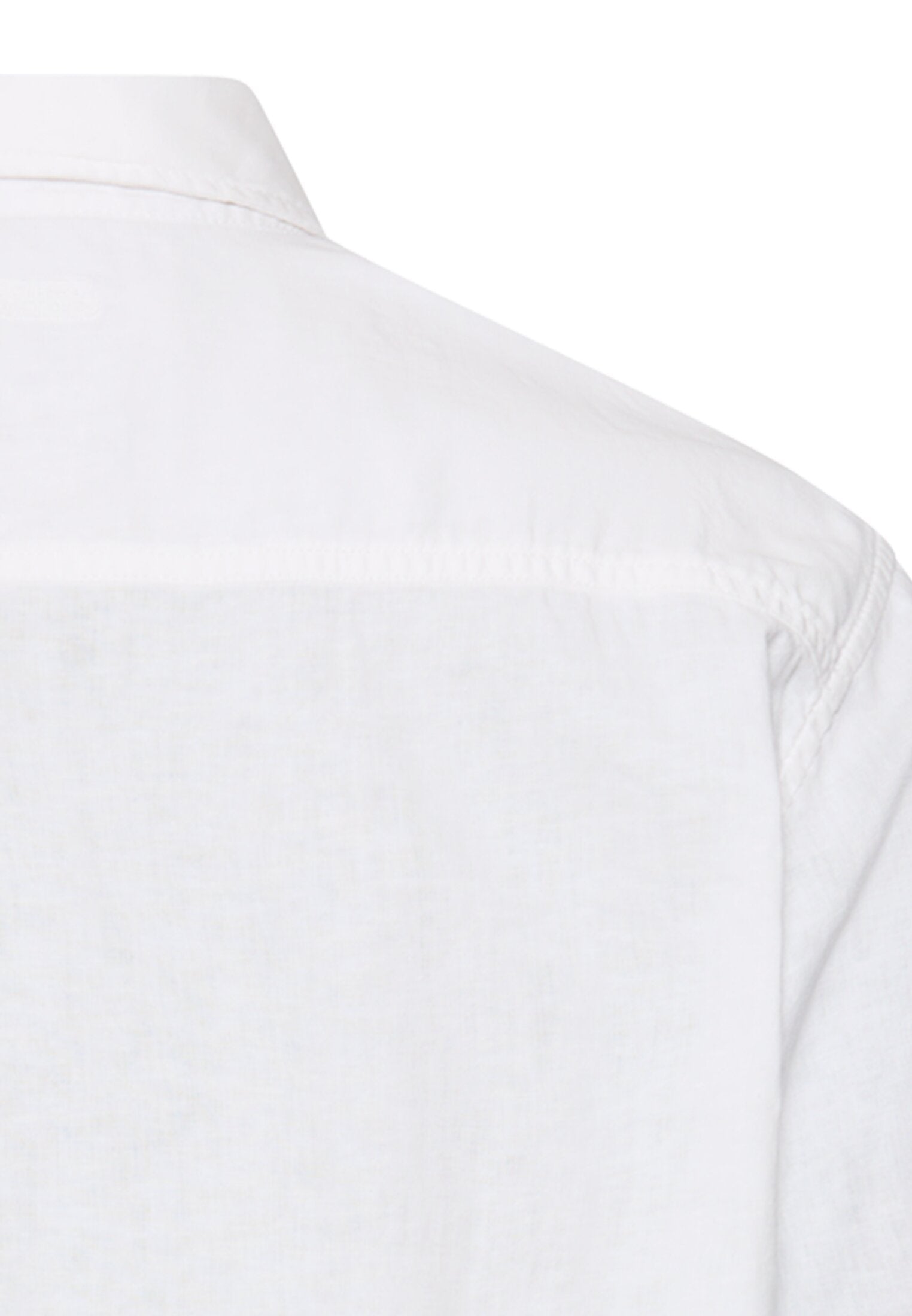 Kurzarmhemd aus Leinenmix (White)