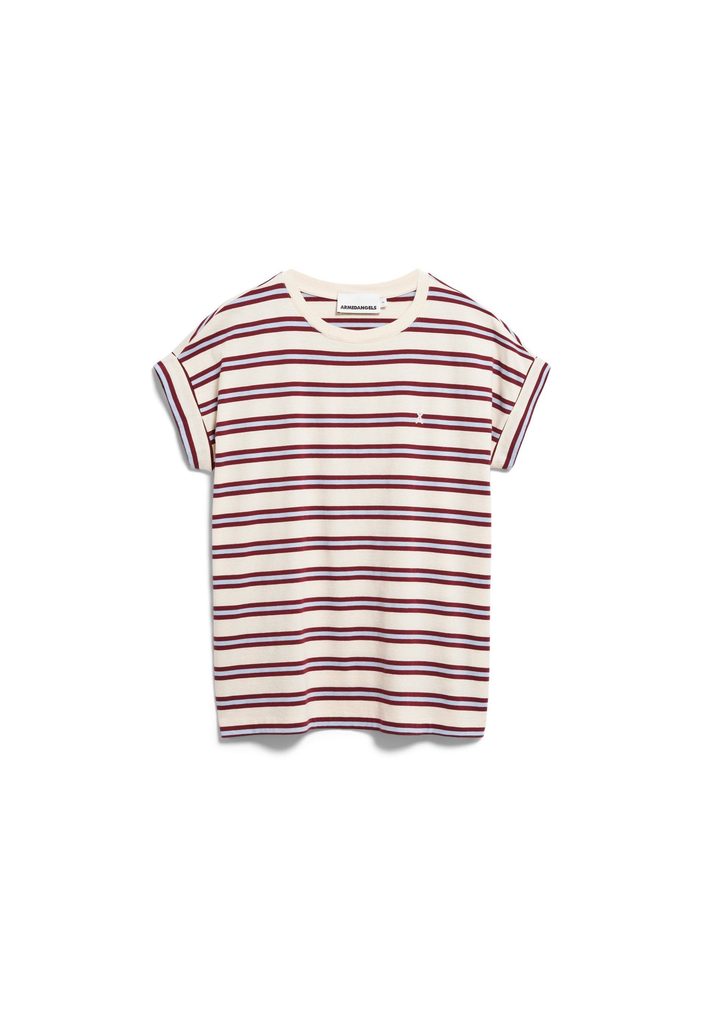 Idaara Stripe T-shirt (Undyed-velvet R)