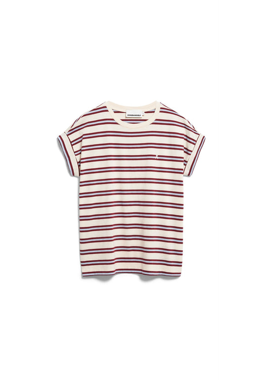 Idaara Stripe T-shirt (Undyed-velvet R)