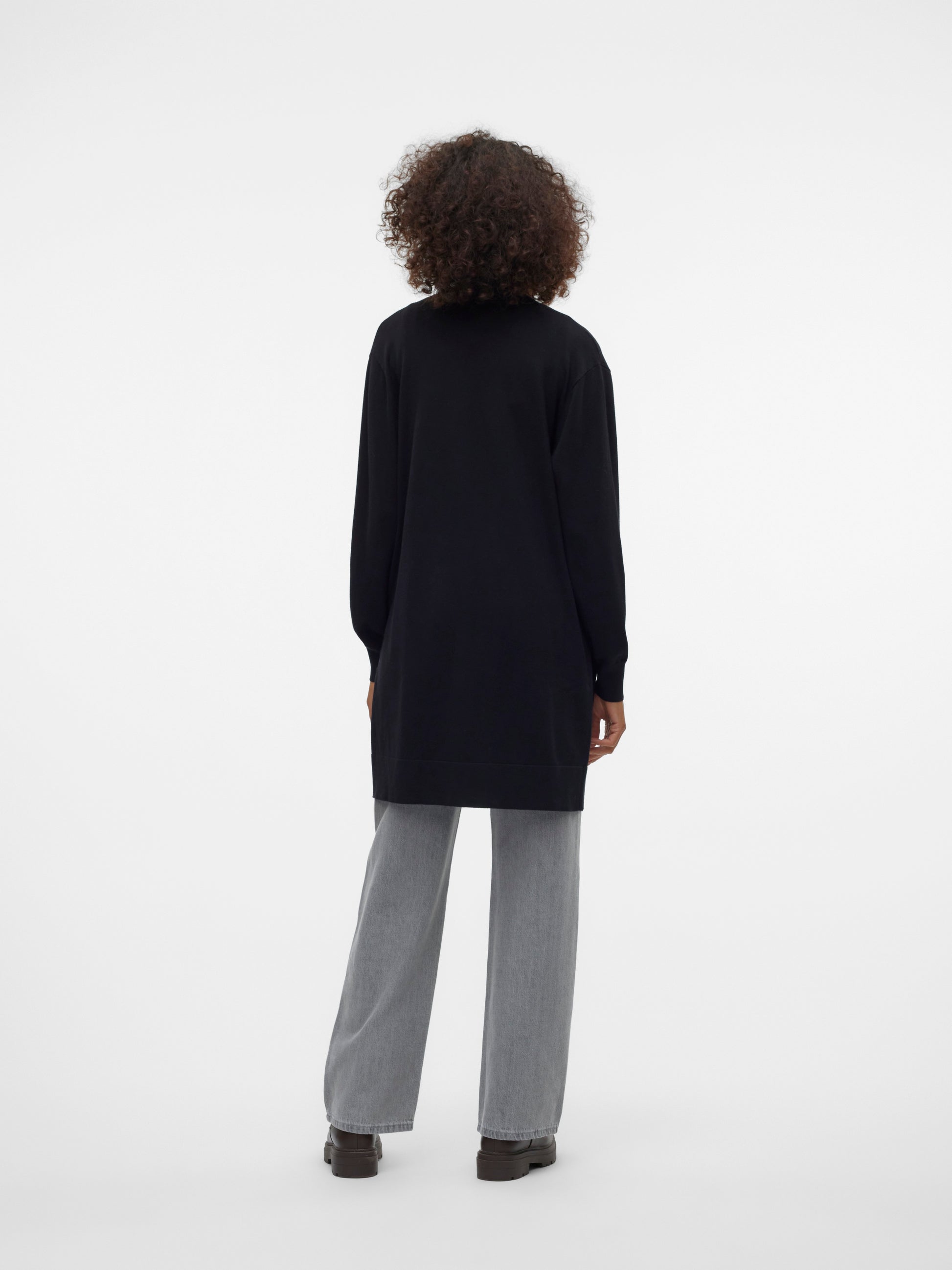 Vmsilje Ls Open Cardigan Ga Noos (Black)