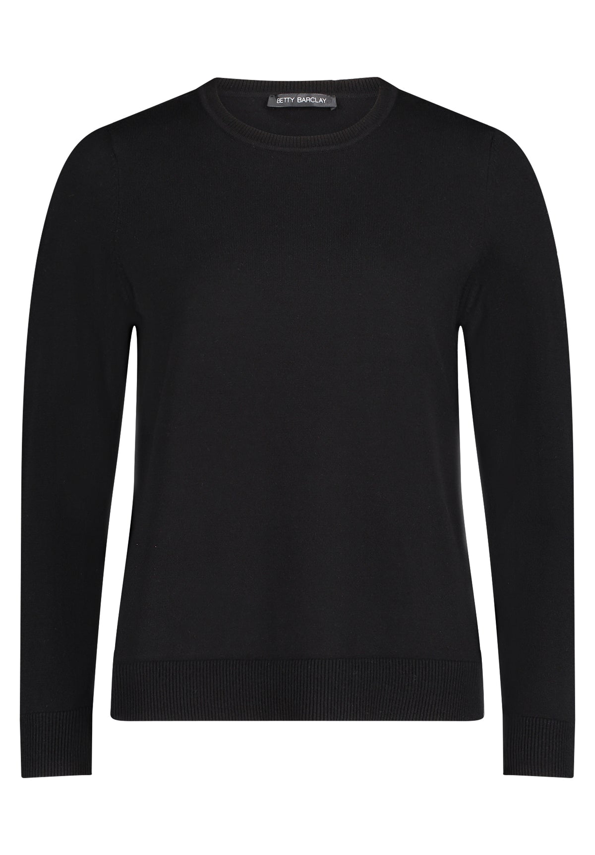Basic-Strickpullover (Black)