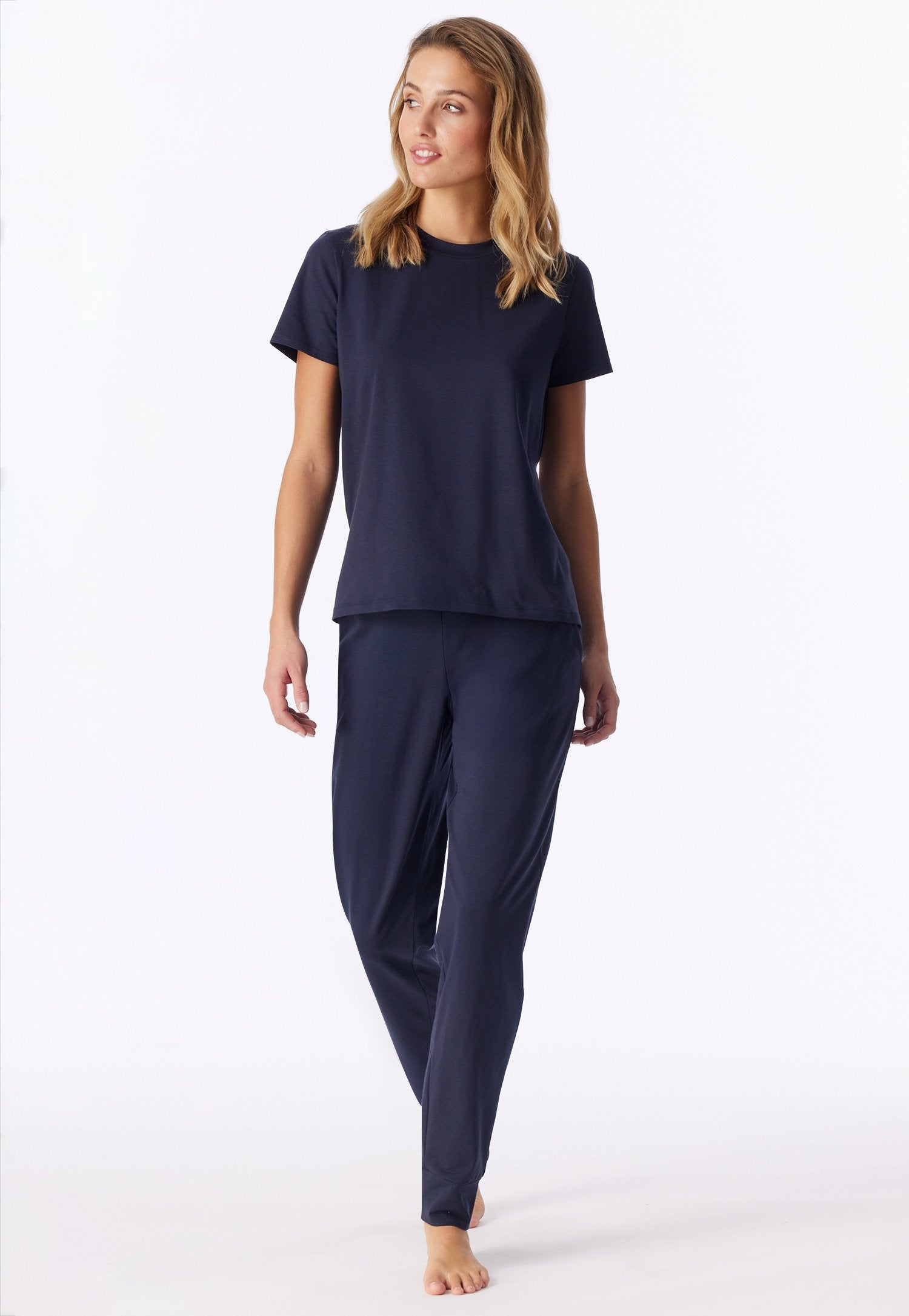 T-Shirt Rundhals (Deep Blue)