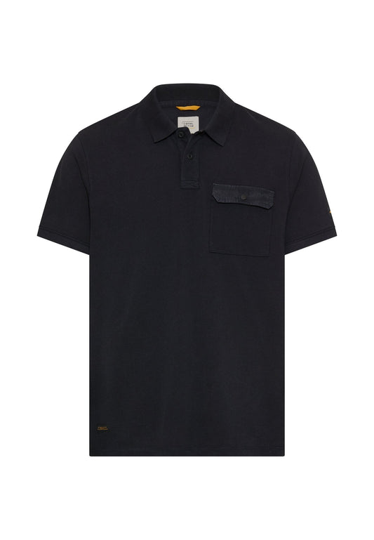 Poloshirt aus reiner Baumwolle (Dark Navy)