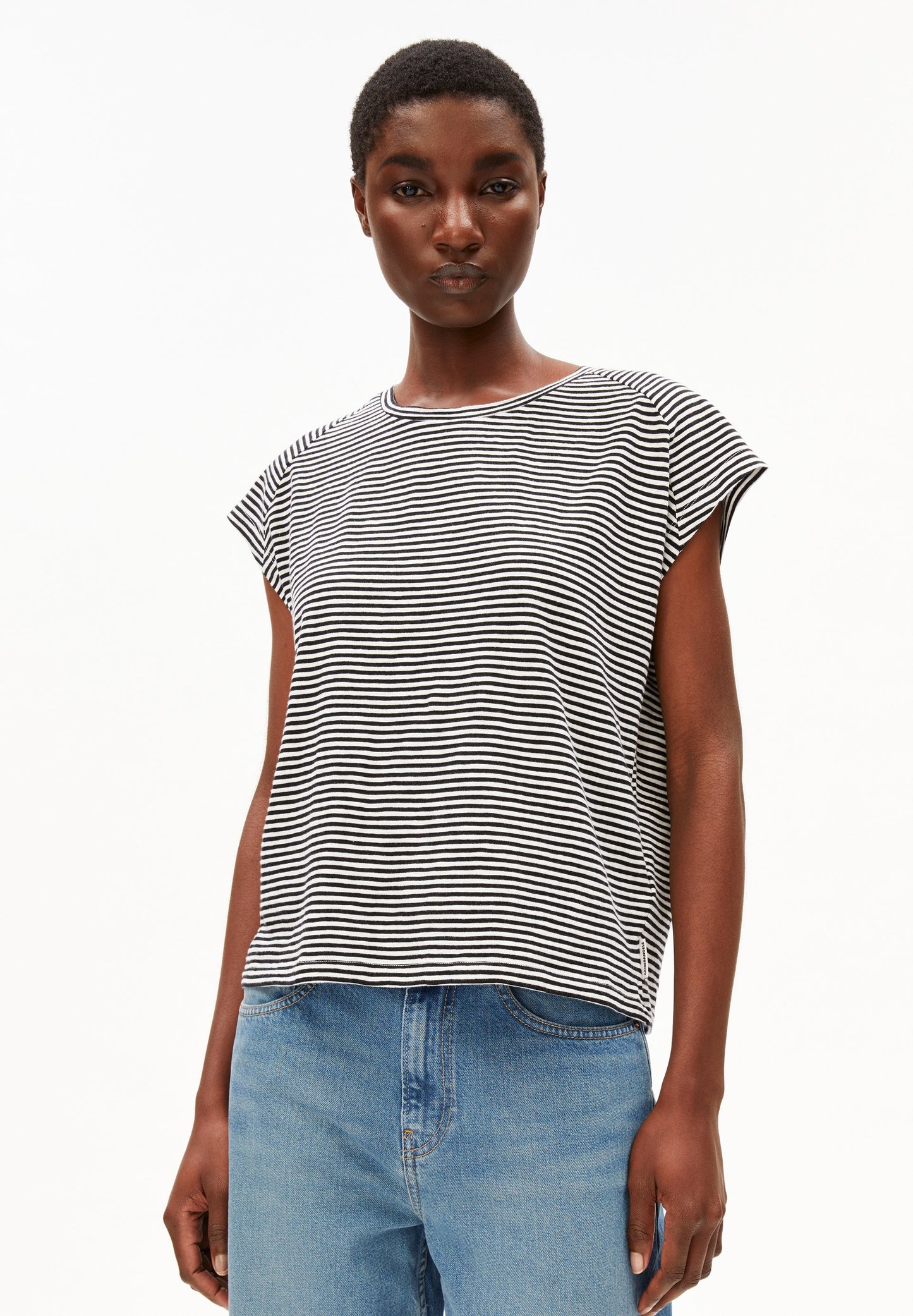 Oneliaa Lovely Stripes (Black-oatmilk)
