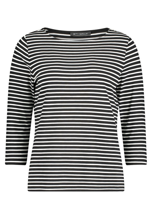Basic Shirt (Black/cream)