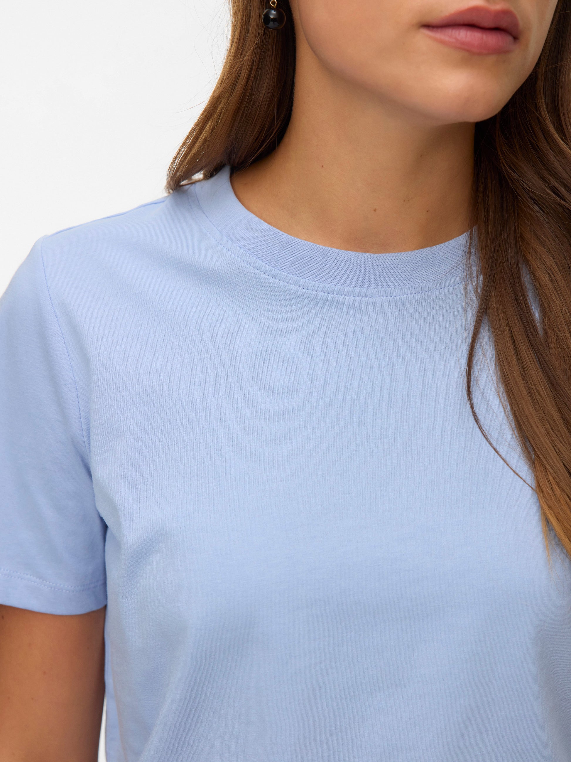 Vmpaulina Ss T-shirt Jrs Noos (Brunnera Blue)