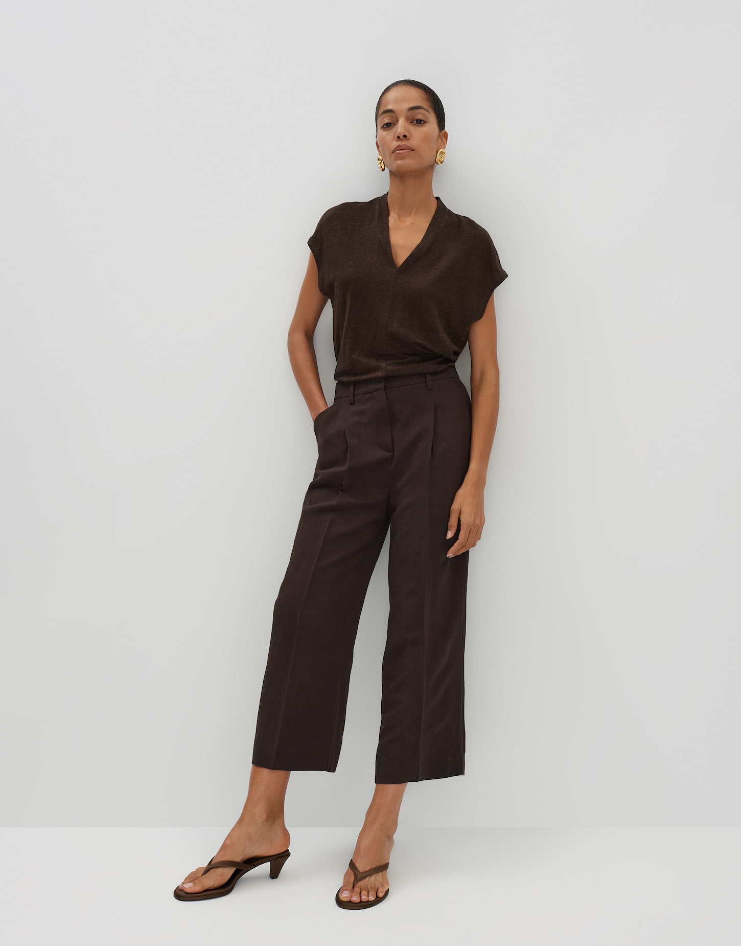 Celino cropped (Dark Espresso)