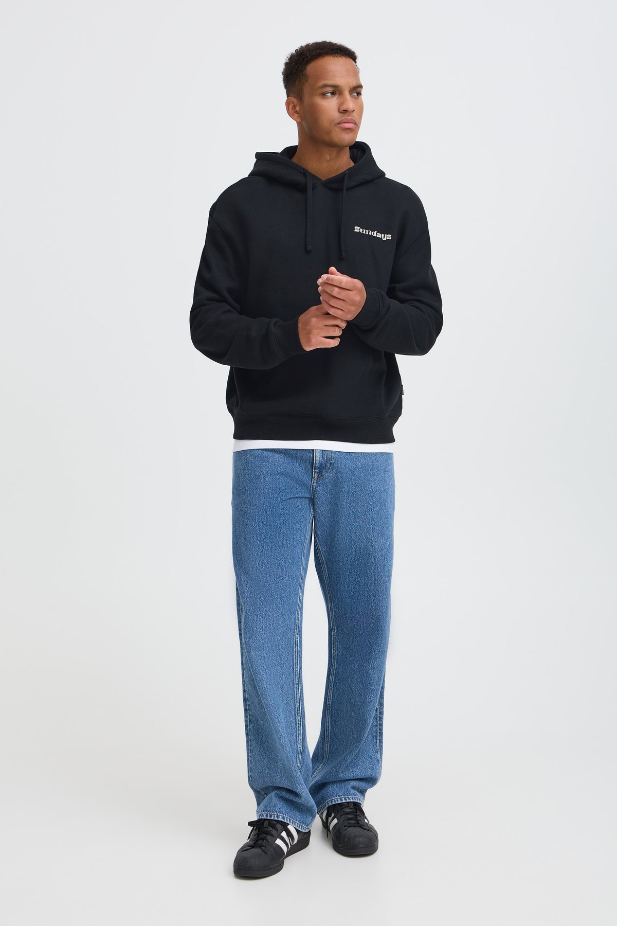 Bhlanny Reg Hood Sweat (Black Beau)