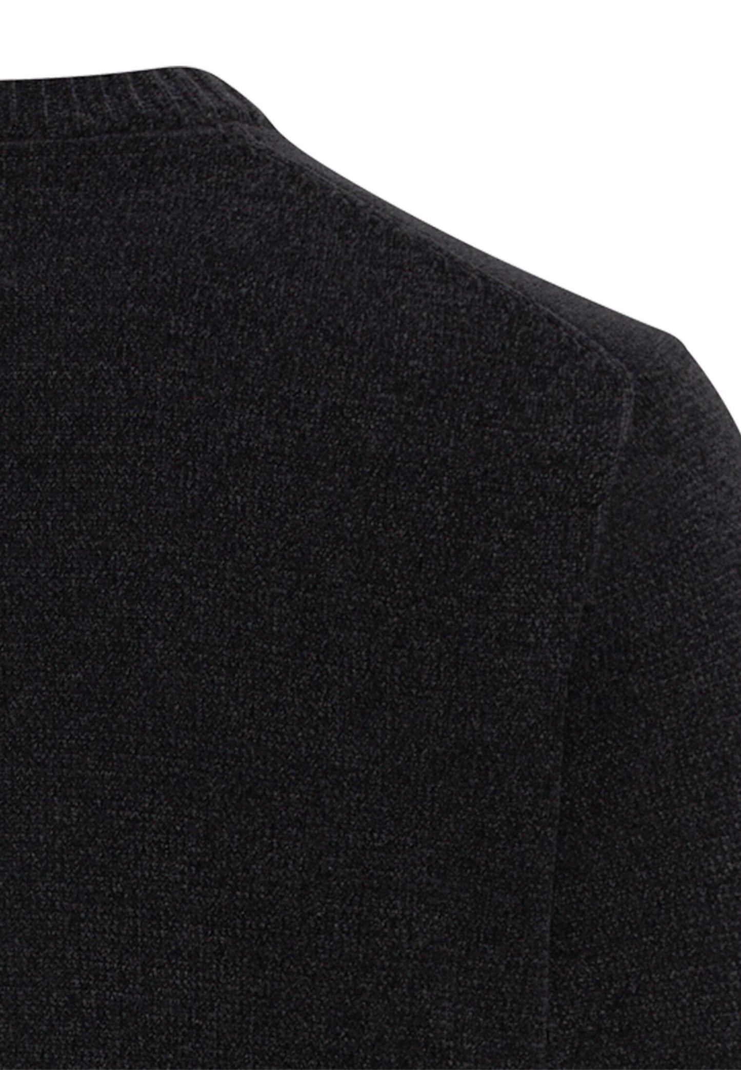 Pullover mit seitlichem Strick-Einsatz (Dark Navy)