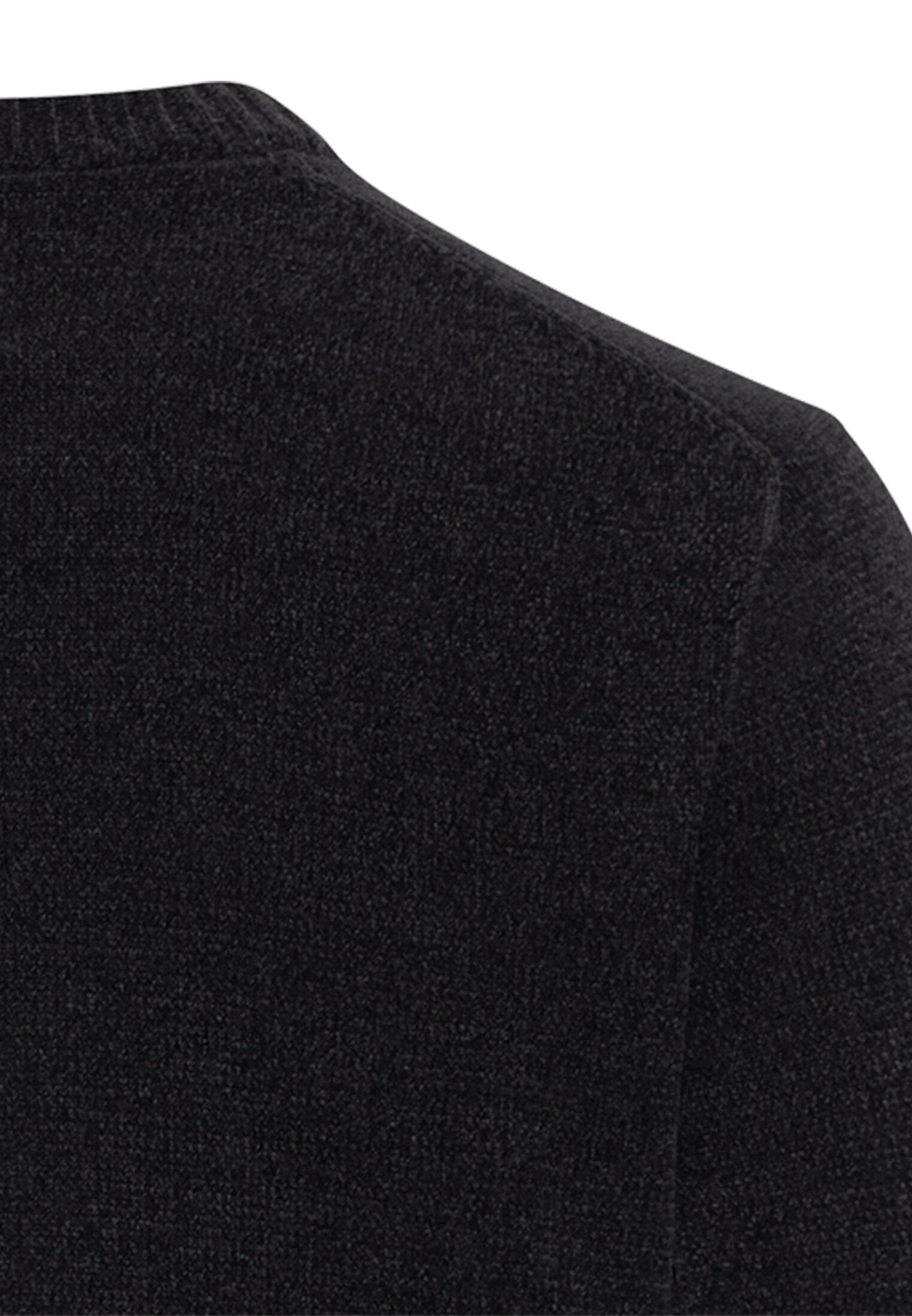 Pullover mit seitlichem Strick-Einsatz (Dark Navy)