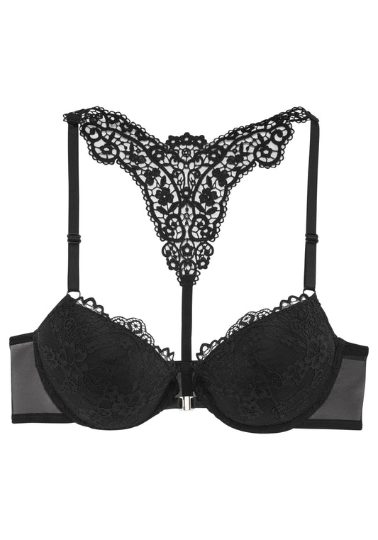 LASCANA Push-up BH (Black)