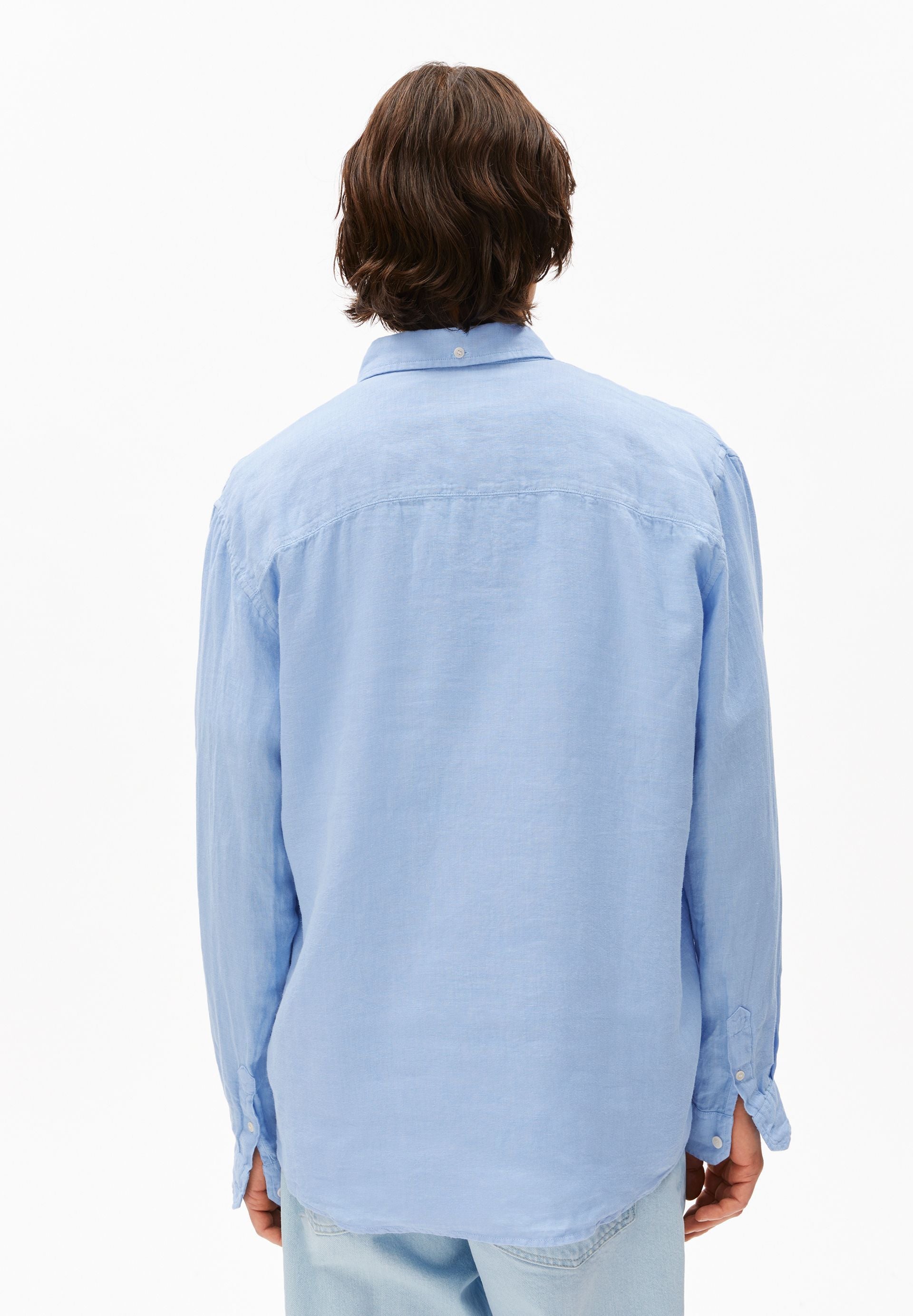 Linen Longsleeve Shirt (Wedgwood)
