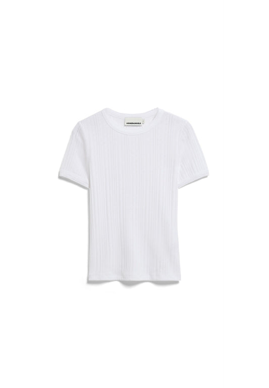 Pointelle T-shirt (White)