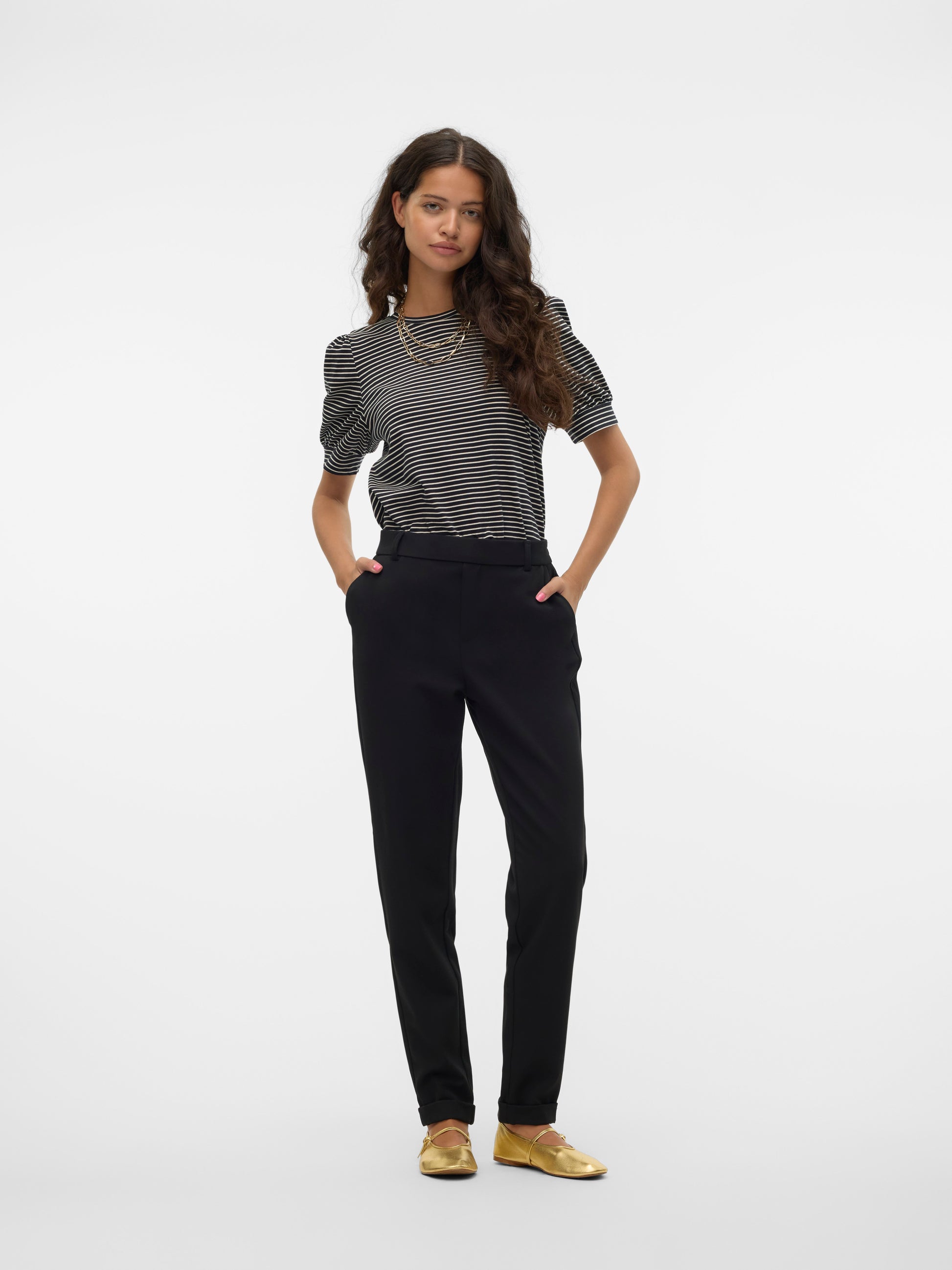 Vmmaya Mw Loose Solid Pant Noos (Black)