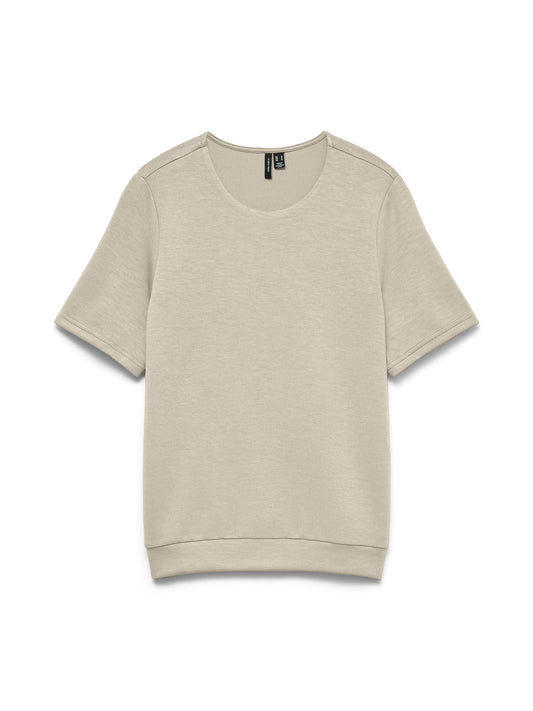 Vmhali Ss O-neck Top Jrs (Oatmeal)
