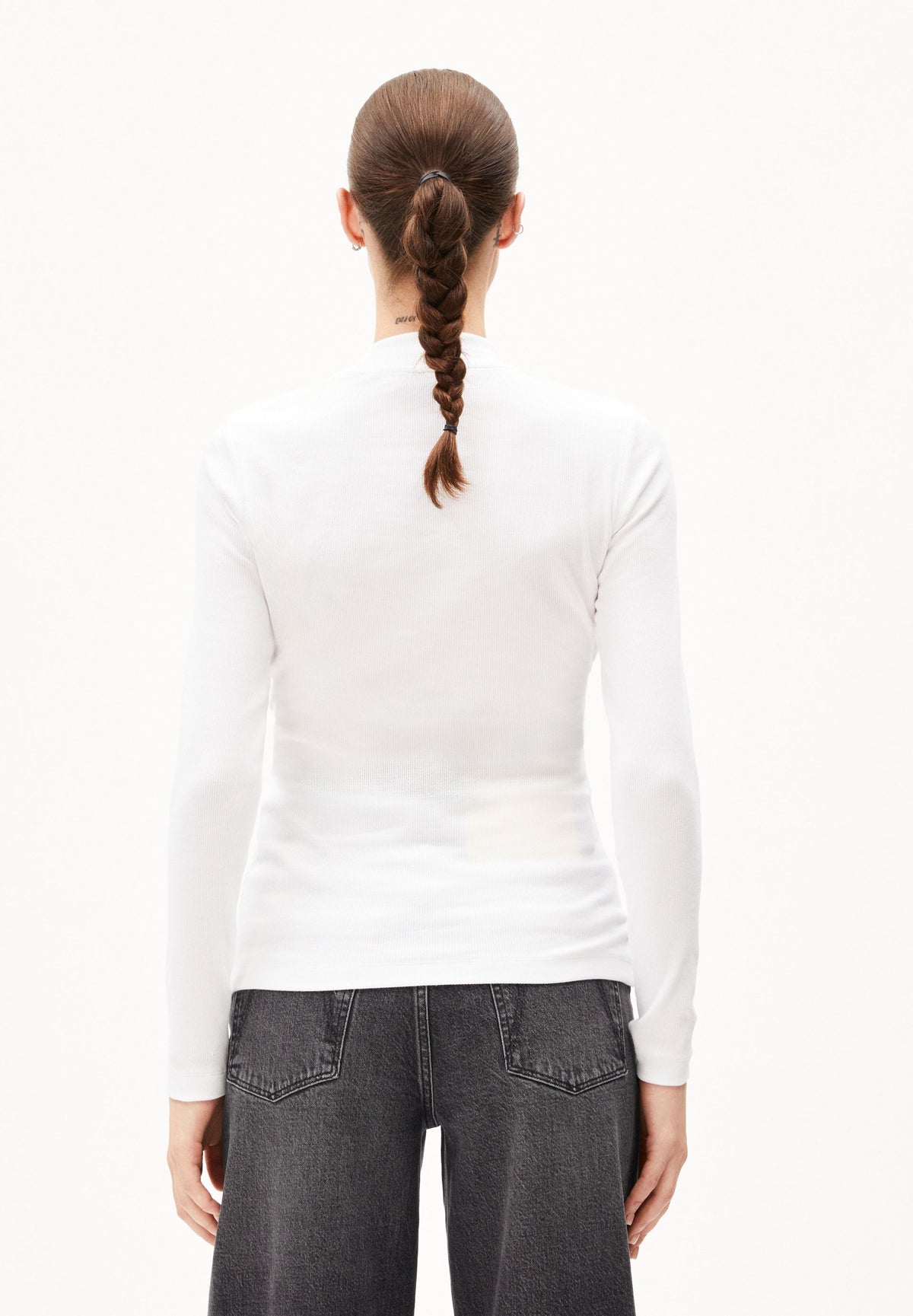 Fatimaara Rib Longsleeve (White)