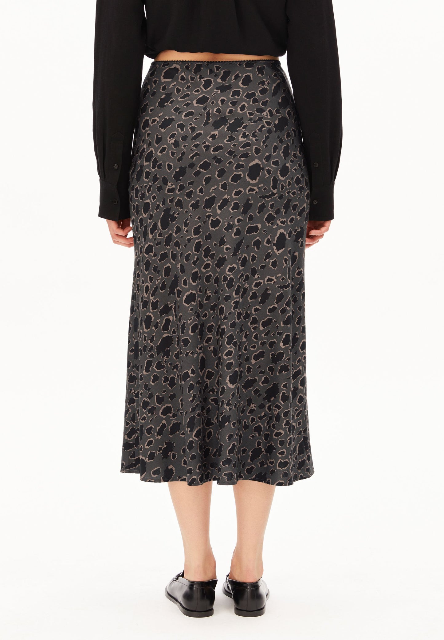 Leo Lenovaa Slip-skirt (Dark Steel-blac)